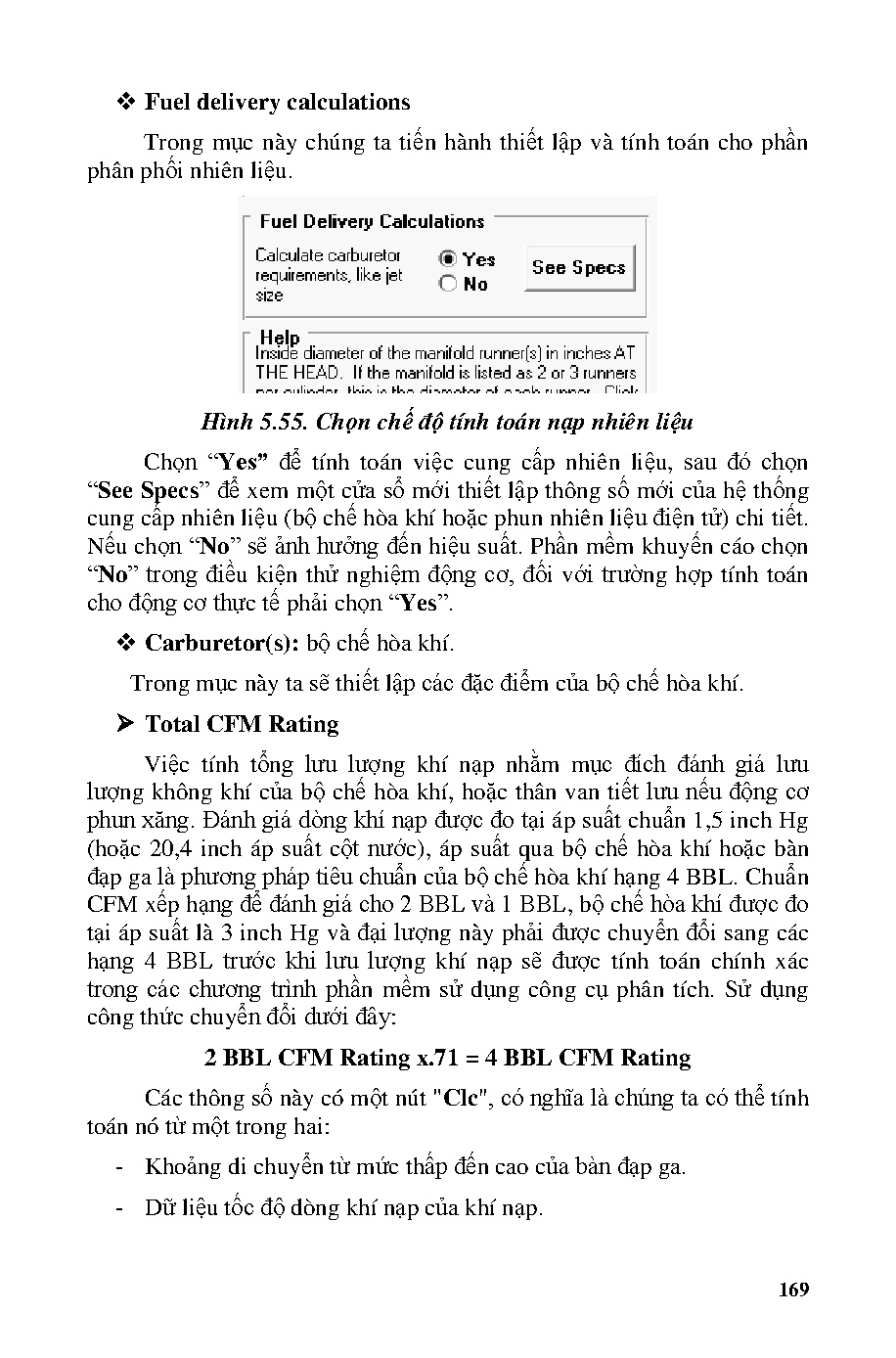 Ứng dụng máy tính trong mô phỏng động cơ đốt trong (HCMUTE) - Trang 169
