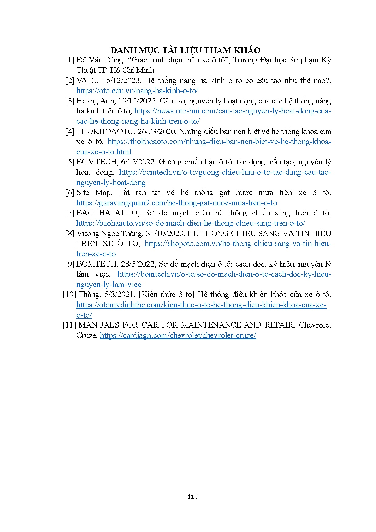 Ảnh một số trang tài liệu