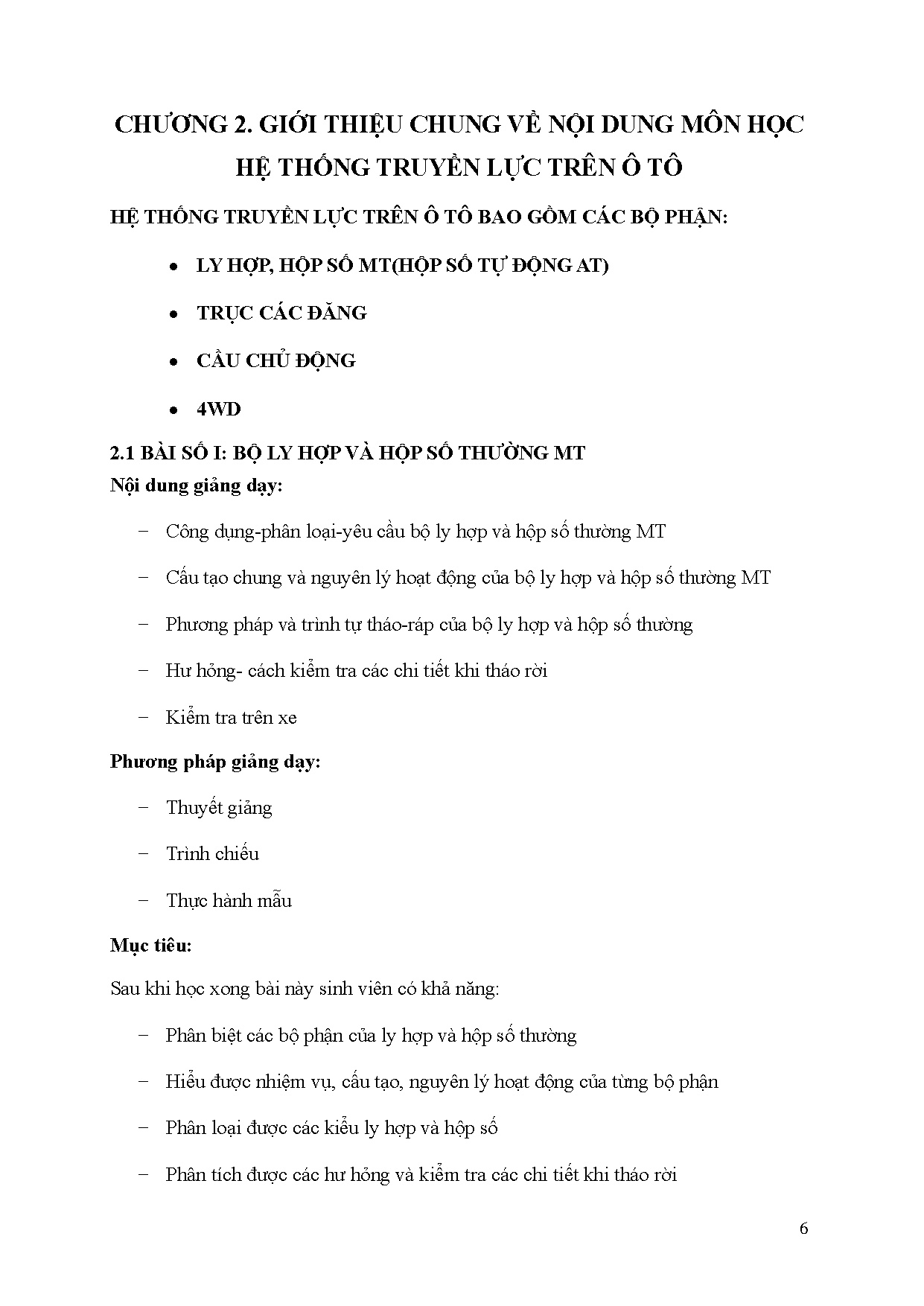 Đồ án tốt nghiệp - Ứng dụng Multimedia vào giảng dạy môn hệ thống truyền lực trên ô tô - Trang 27