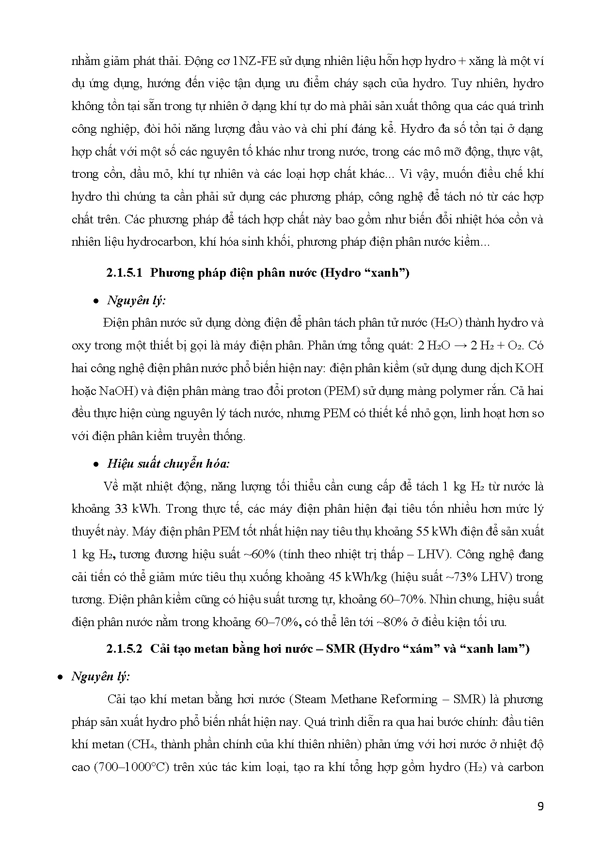 Đồ án tốt nghiệp - Nghiên cứu mô phỏng động cơ đốt trong sử dụng nhiên liệu Hydrogen - Trang 26