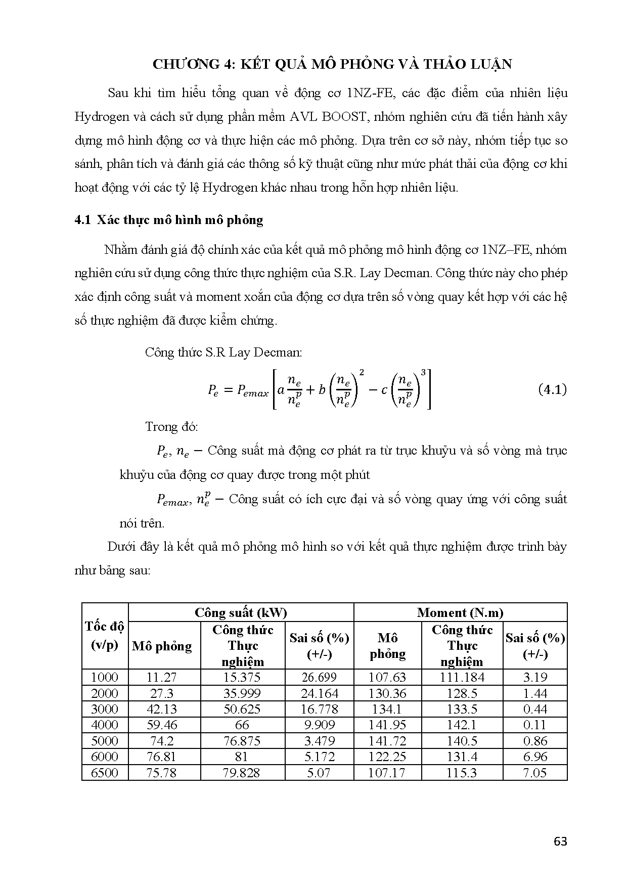 Đồ án tốt nghiệp - Nghiên cứu mô phỏng động cơ đốt trong sử dụng nhiên liệu Hydrogen - Trang 80