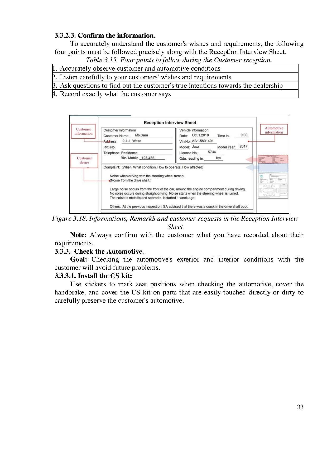 Đồ án tốt nghiệp - Research Hondas standard warranty and service process - Trang 48