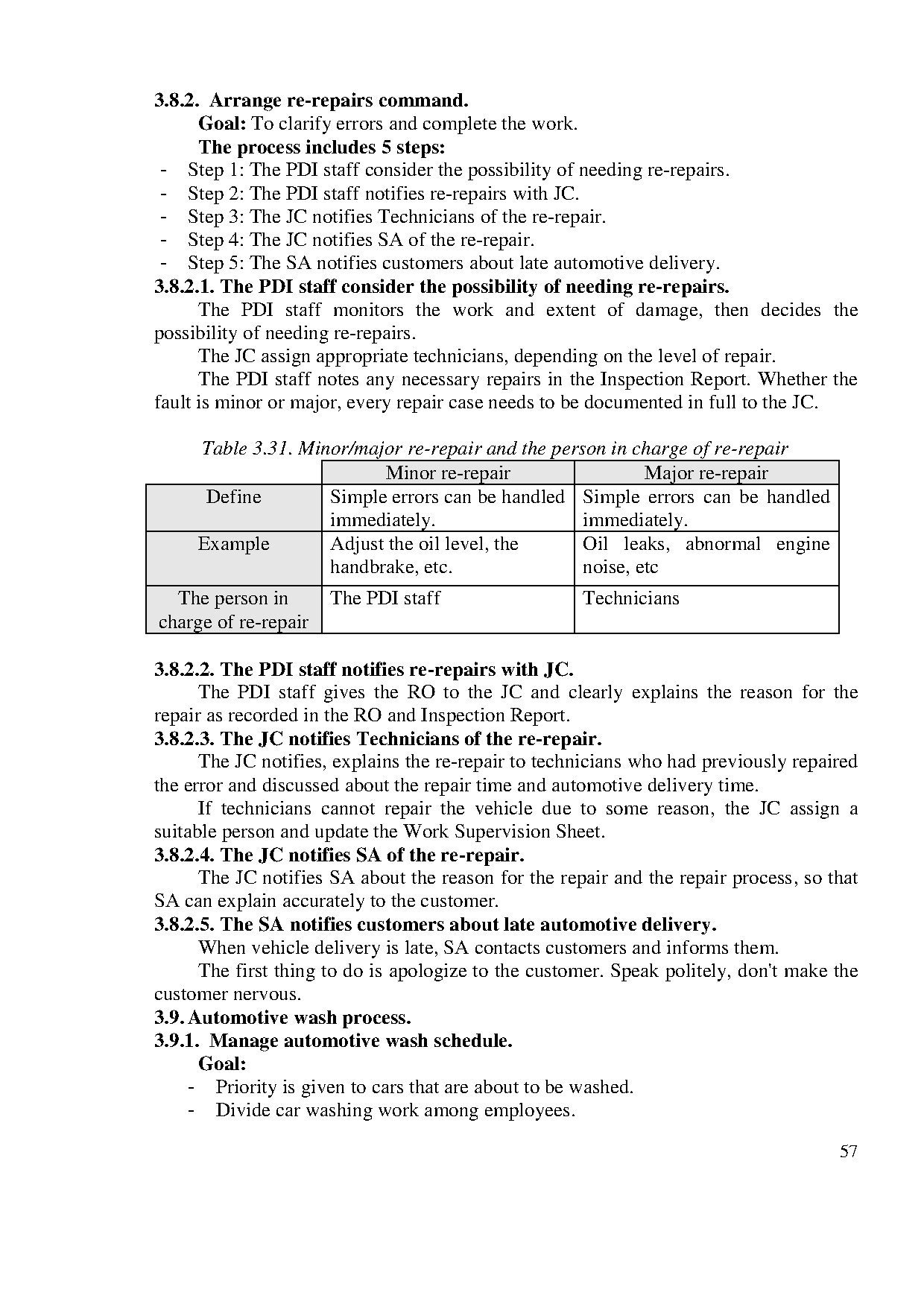 Đồ án tốt nghiệp - Research Hondas standard warranty and service process - Trang 72