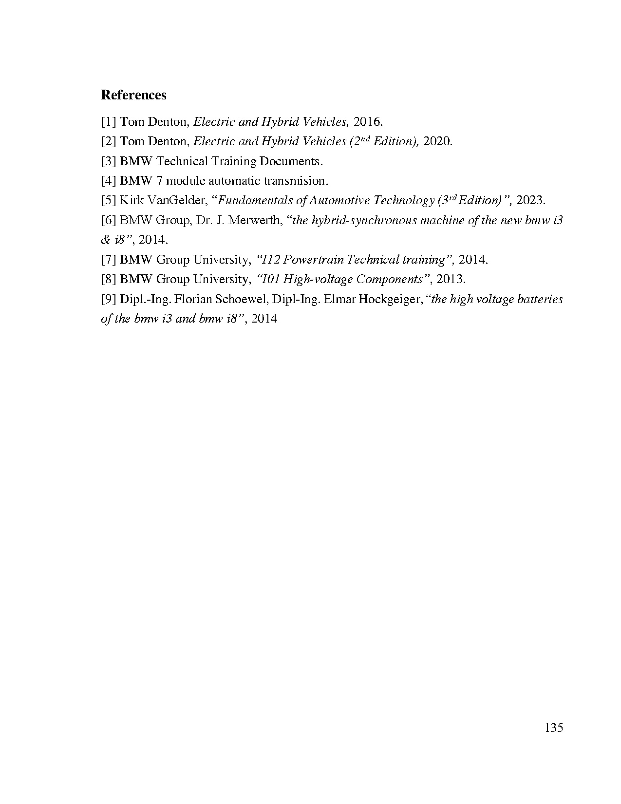 Đồ án tốt nghiệp - Research on the drivetrain system of the BMW I8 plug-in hybrid - Trang 151