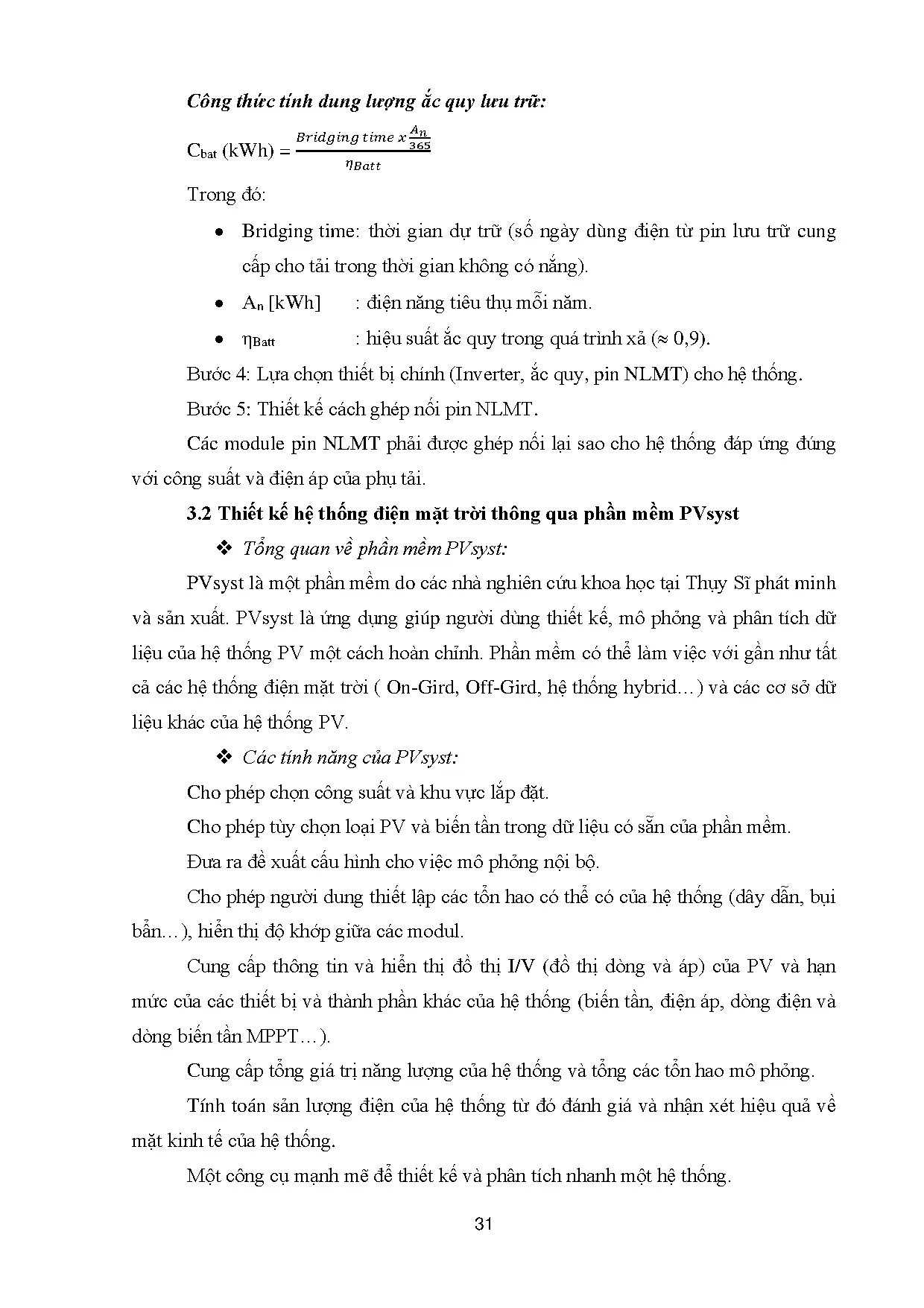 Đồ án tốt nghiệp - Tính toán thiết kế hệ thống điện mặt trời hộ gia đình theo mô hình Zero energy B - Trang 47