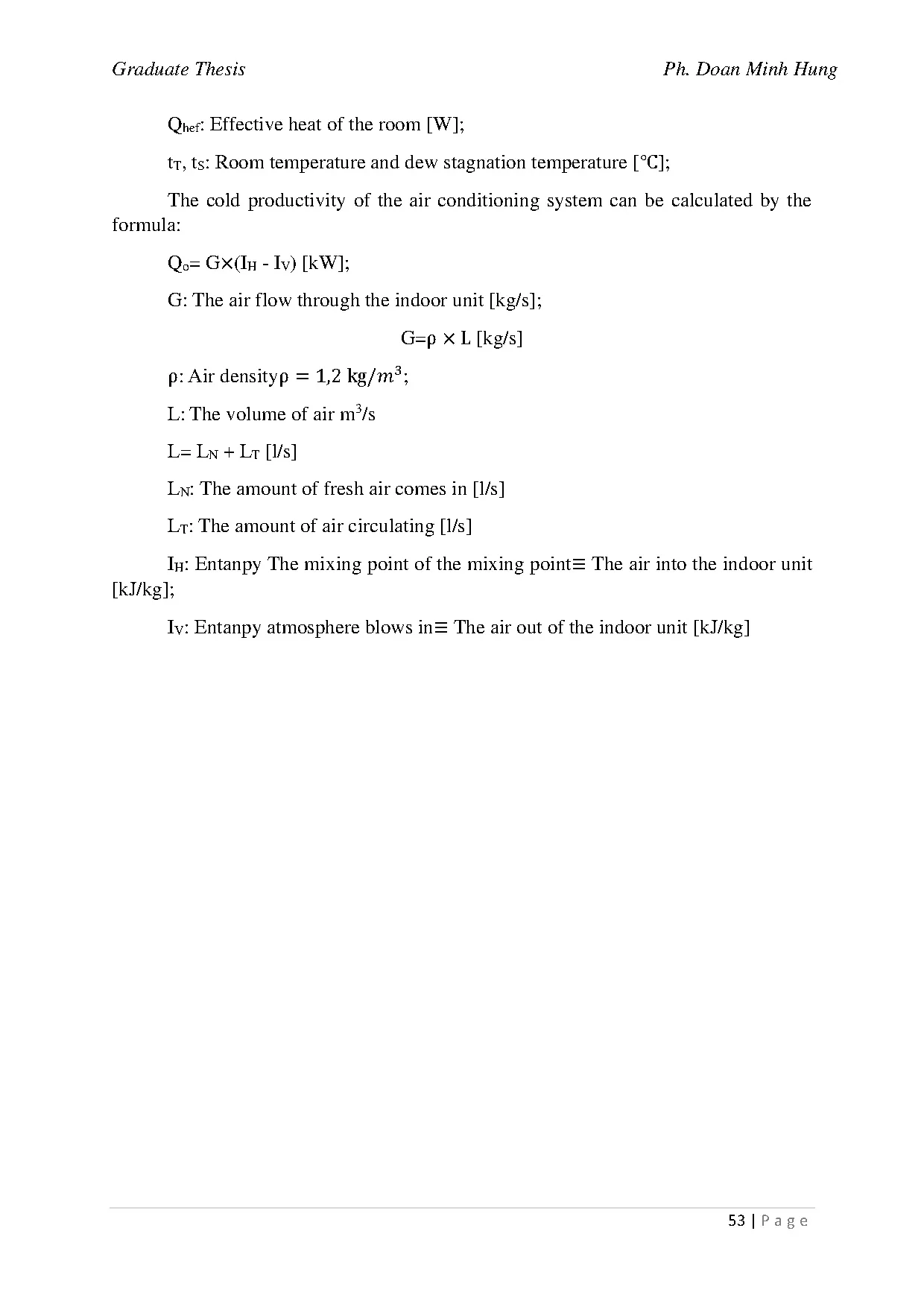 Đồ án tốt nghiệp - Calculate, check and design the air conditioning system for the Khai Vy PIHCMC - Trang 54