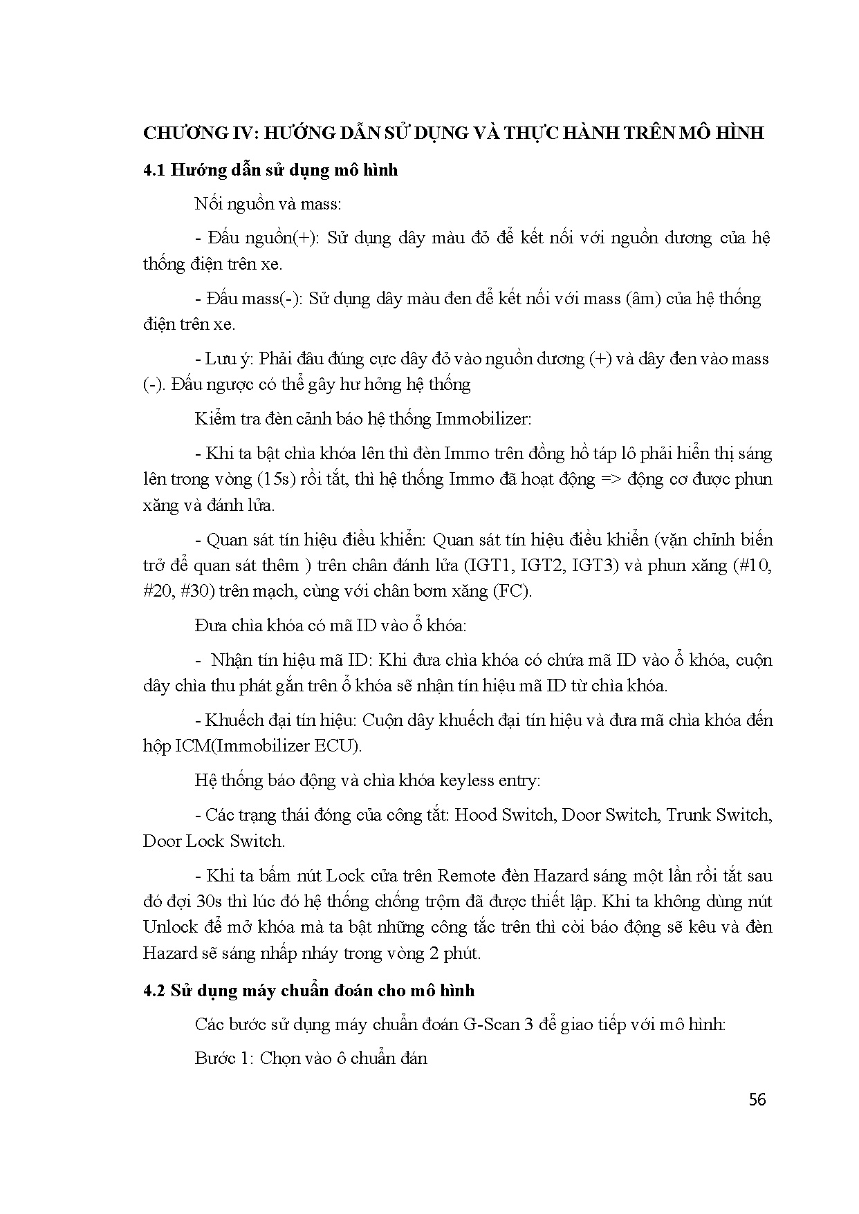 Đồ án tốt nghiệp - Nghiên cứu và thi công mô hình hệ thống IMMOBILIZER, hệ thống thông TVHTCTCDXKM 2 - Trang 78
