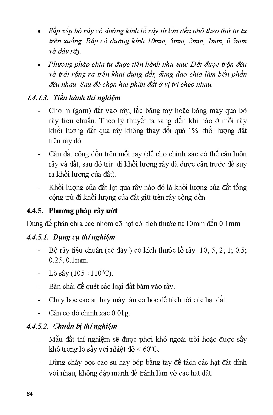 Khảo sát và Thí nghiệm đất (HCMUTE) - Trang 99