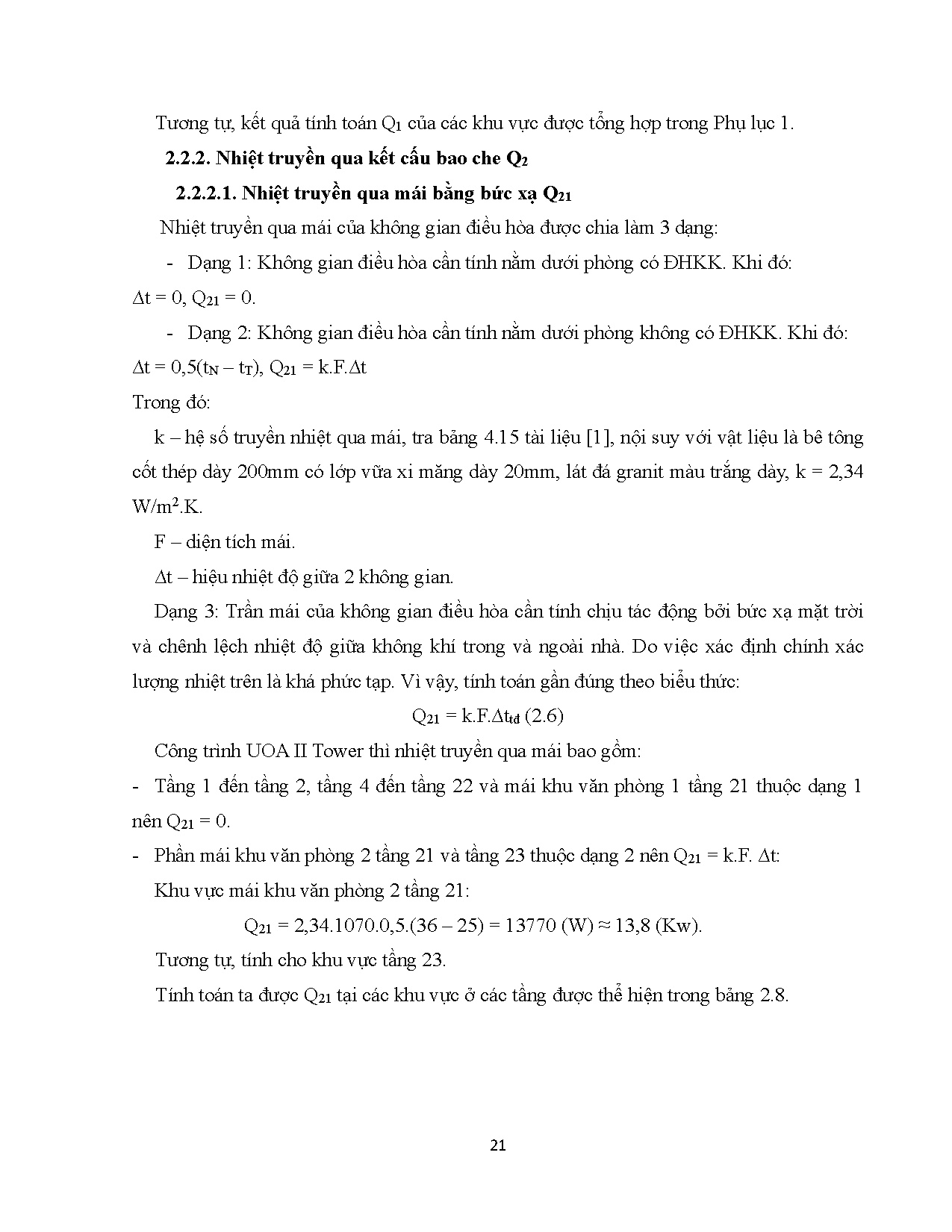 Đồ án tốt nghiệp - Tính toán kiểm tra, dựng revit hệ thống điều hòa không khí và thông GCTTNVPUT 2 - Trang 43