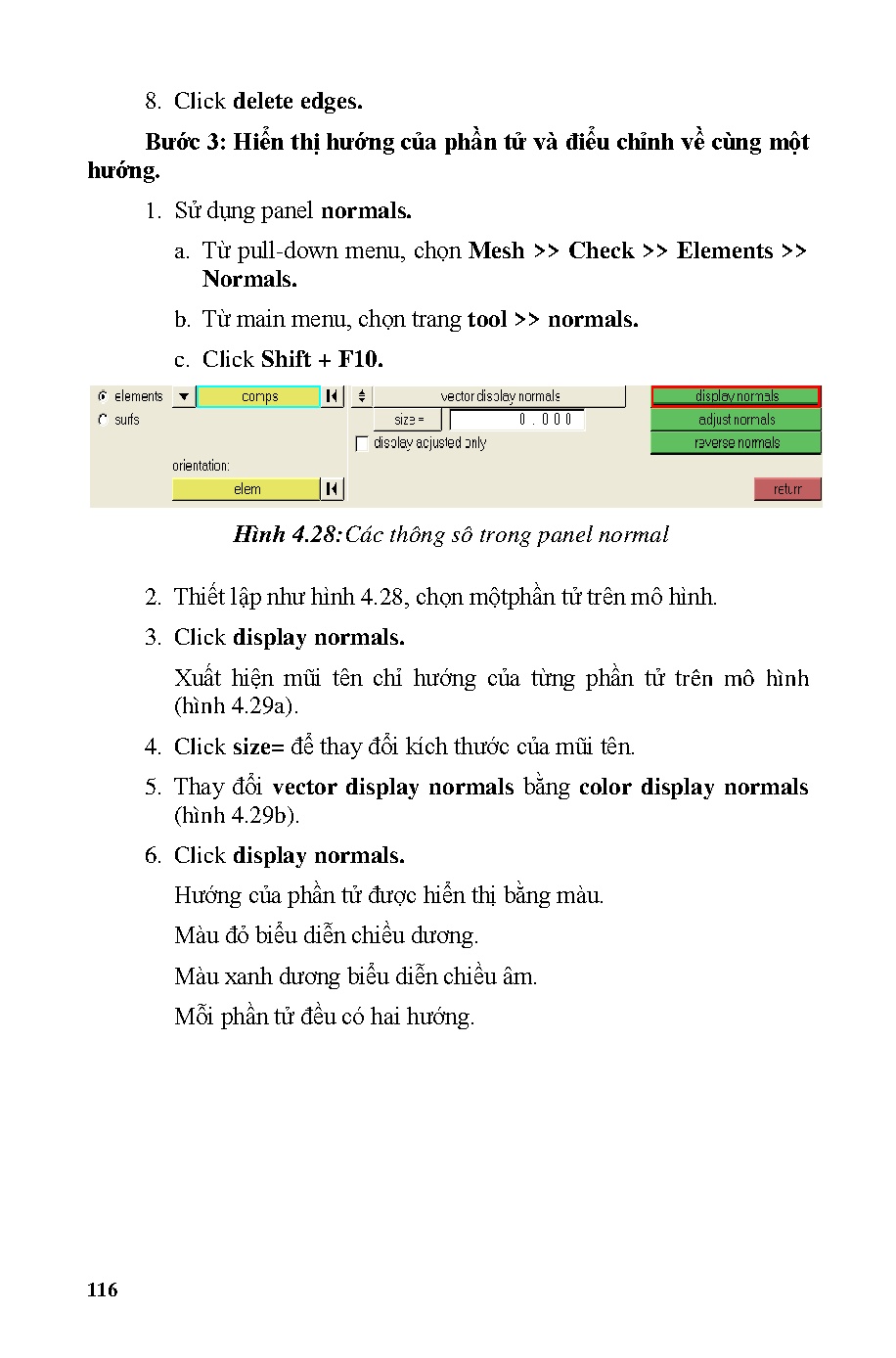 Giáo trình ứng dụng Hypermesh chia lưới mô hình 3D trong mô phỏng (CAE) (HCMUTE) - Trang 117