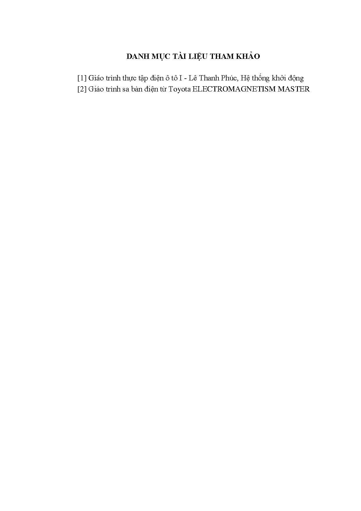 Đồ án tốt nghiệp - Tìm hiểu, thực hiện mô hình hệ thống khởi động và sa bàn điện từ phục vụ giảng D - Trang 113