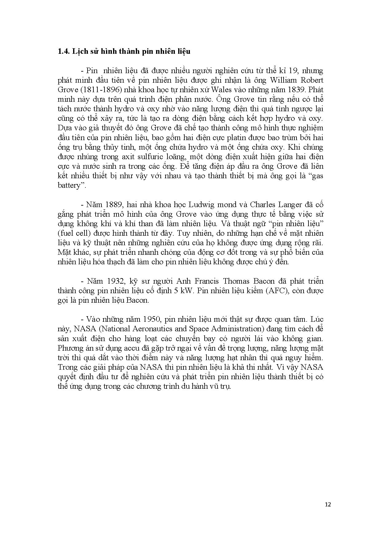Đồ án tốt nghiệp - Mô phỏng lý thuyết PEMFC và lớp khuếch tán khí bằng phần mềm Matlab - Trang 19
