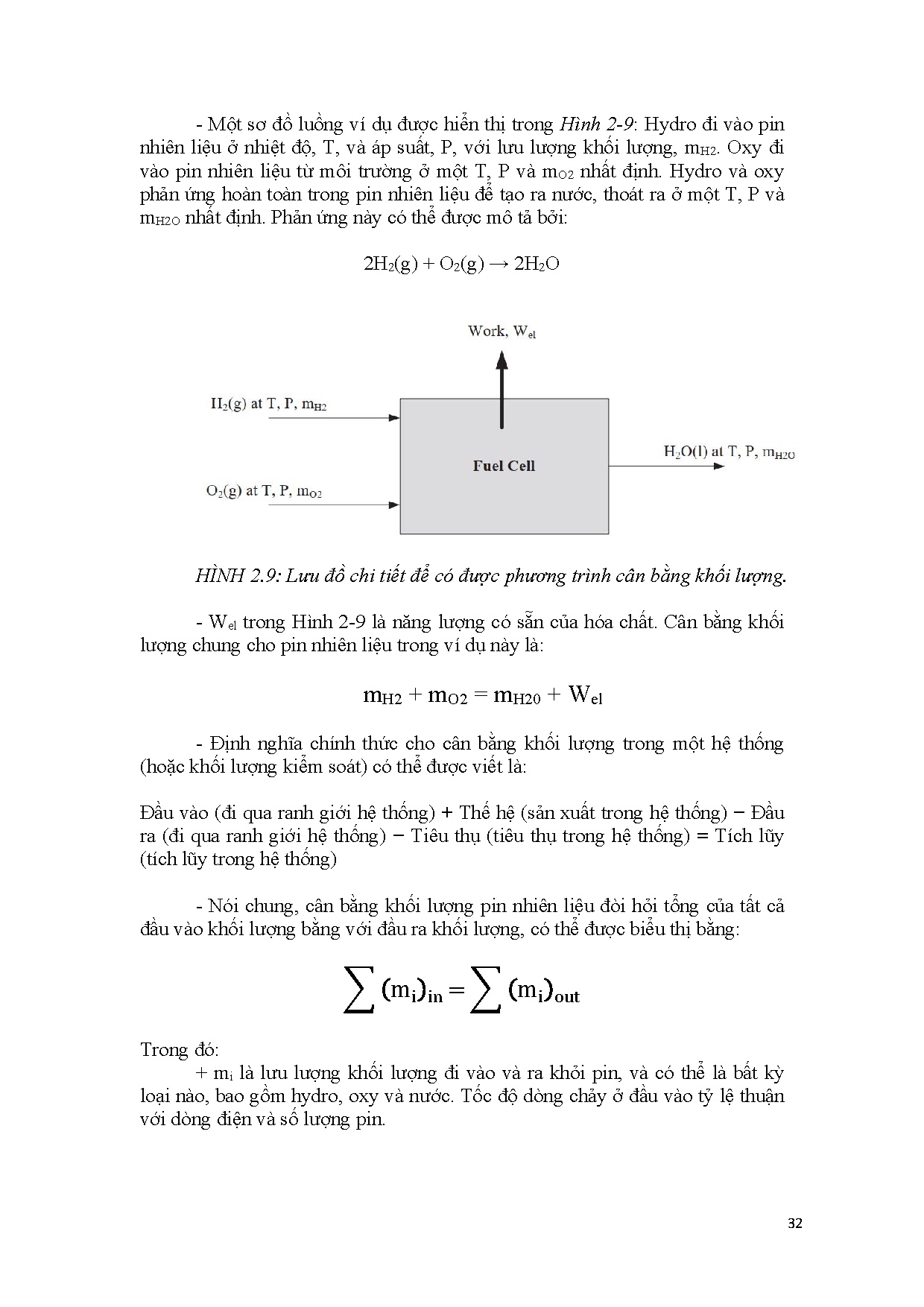 Đồ án tốt nghiệp - Mô phỏng lý thuyết PEMFC và lớp khuếch tán khí bằng phần mềm Matlab - Trang 39