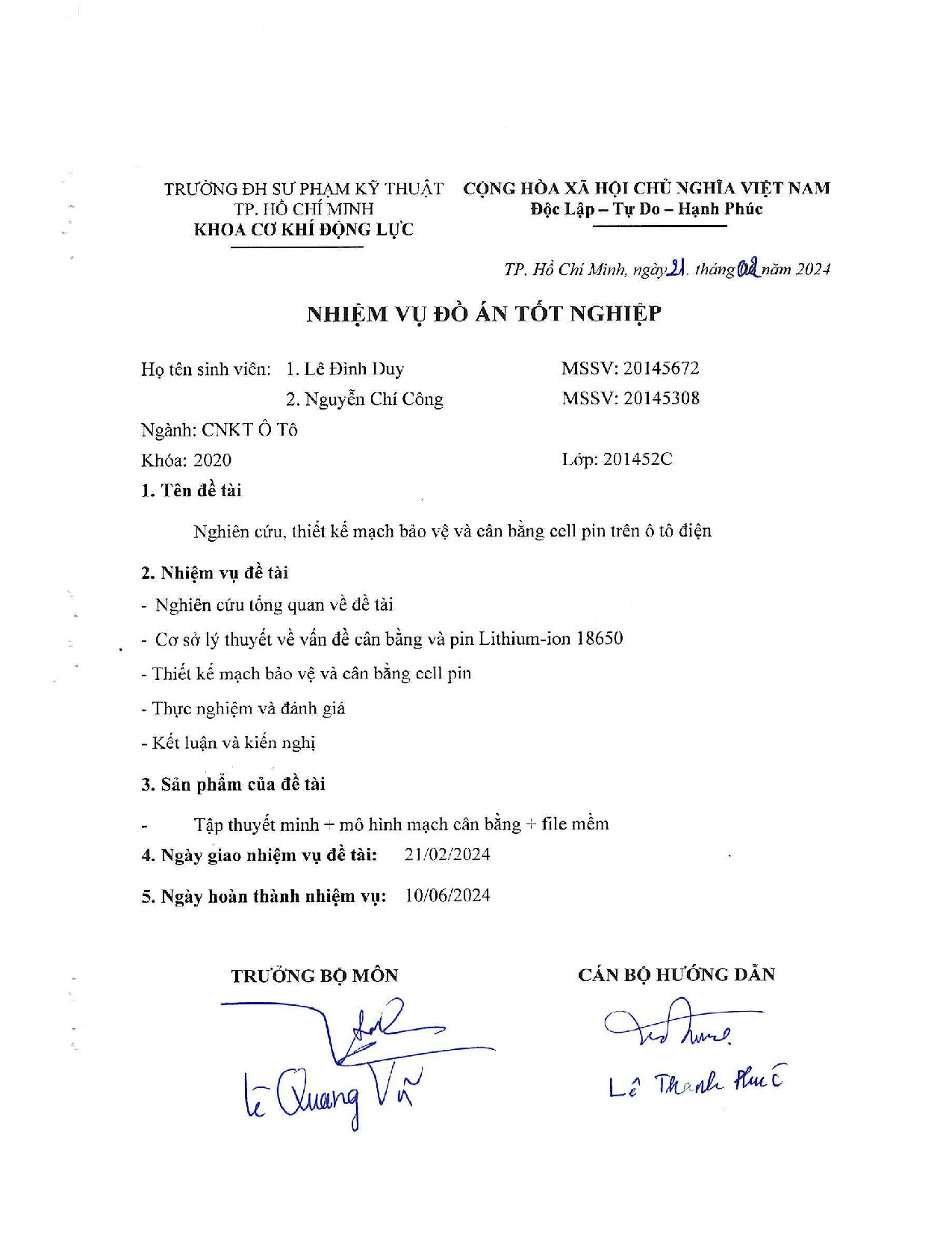 Đồ án tốt nghiệp - Nghiên cứu, thiết kế mạch bảo vệ và cân bằng Cell Pin trên ô tô điện