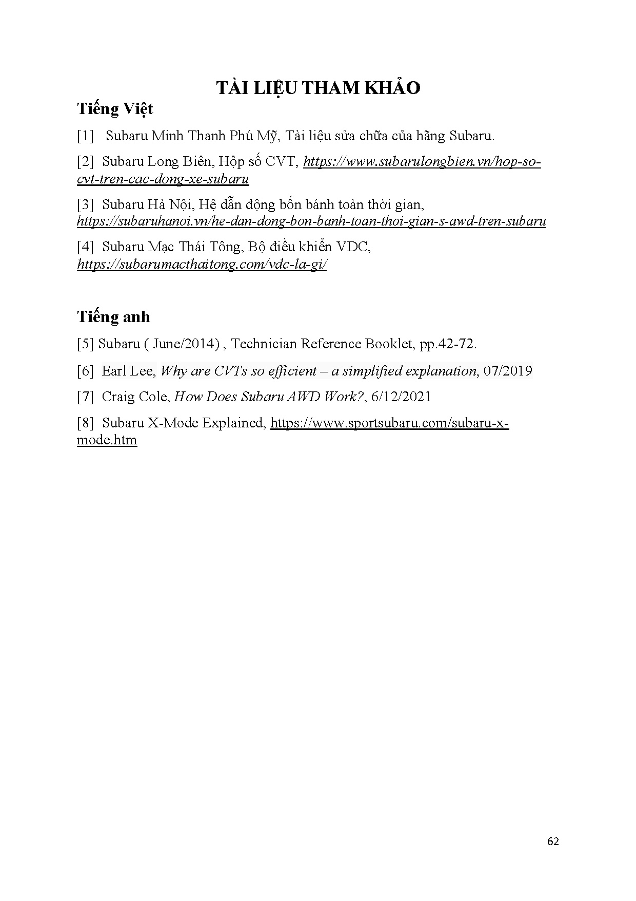 Ảnh một số trang tài liệu