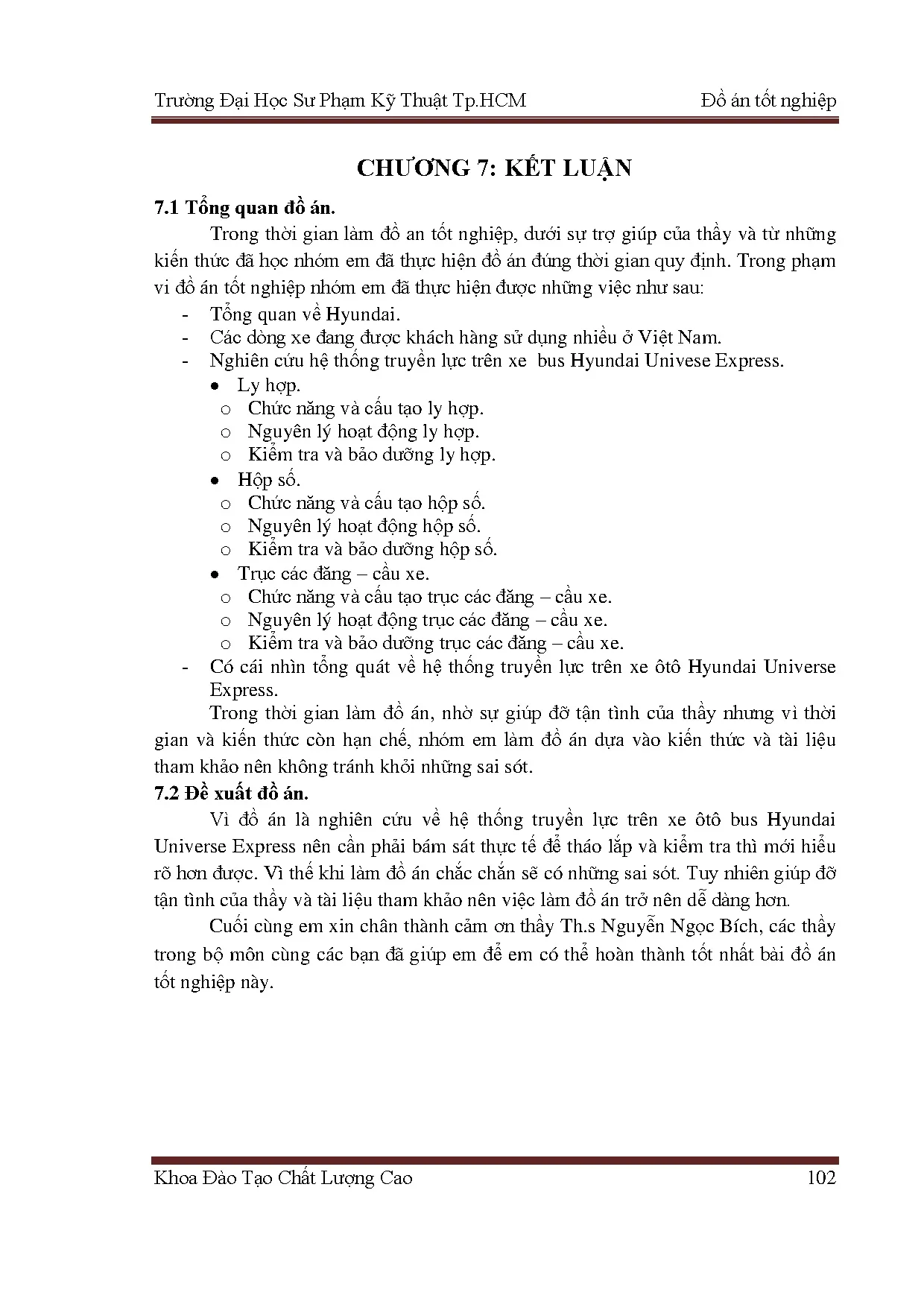 Đồ án tốt nghiệp - Nghiên cứu hệ thống truyền lực trên ô tô  Bus Hyundai Universe Xpress - Trang 122