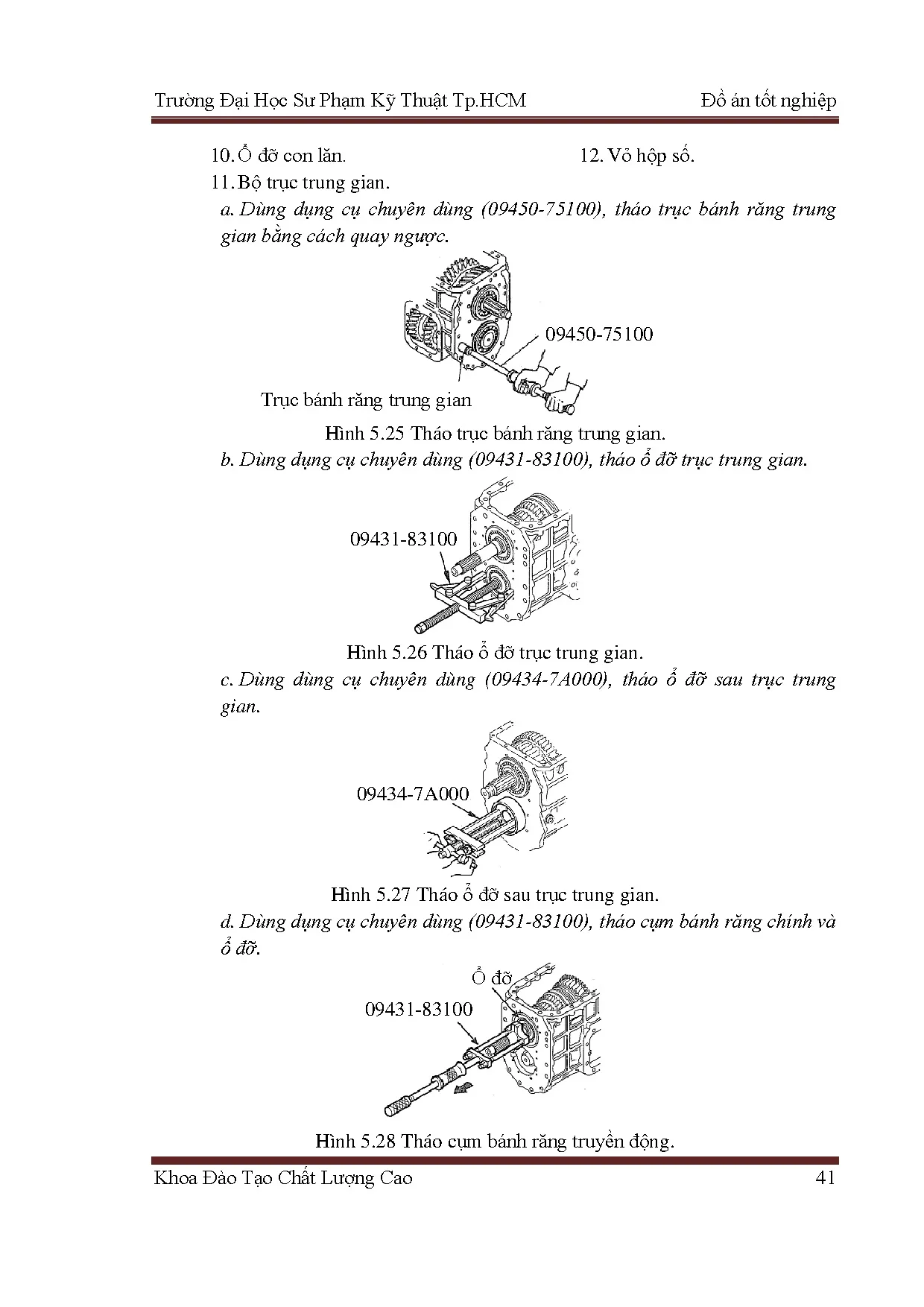 Đồ án tốt nghiệp - Nghiên cứu hệ thống truyền lực trên ô tô  Bus Hyundai Universe Xpress - Trang 61