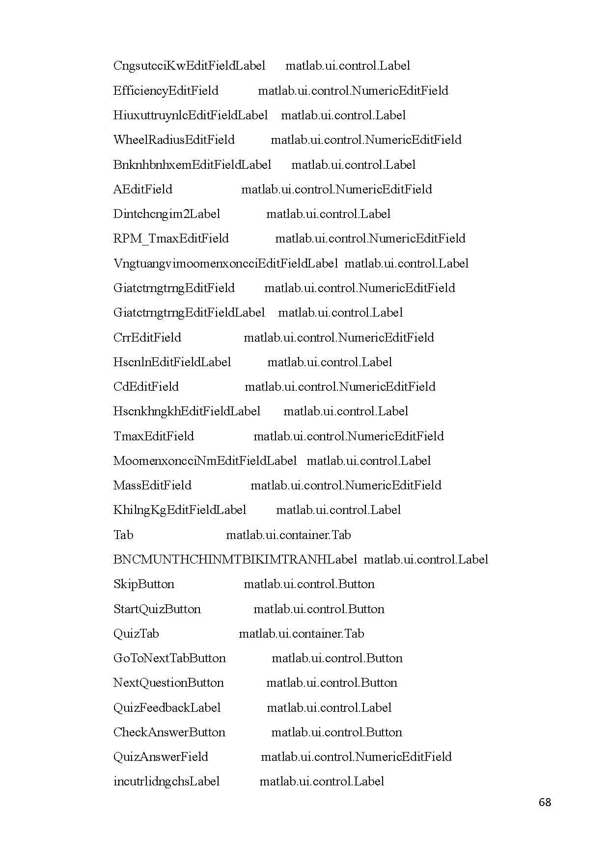 Đồ án tốt nghiệp - Thiết kế chương trình tính toán, mô phỏng động lực học ô tô hỗ trợ học tập với MS - Trang 83