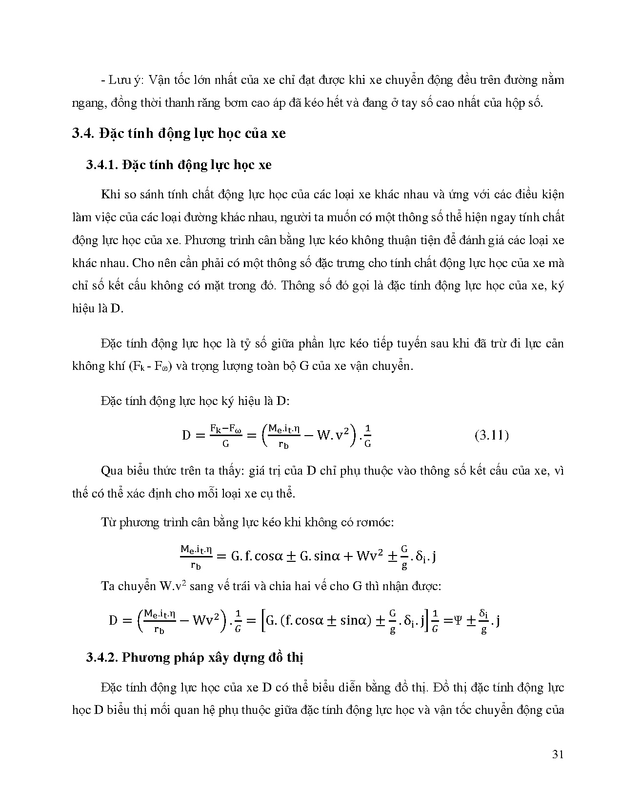 Đồ án tốt nghiệp - Tính toán khảo sát động học và động lực học của xe khách giường nằm - Trang 42