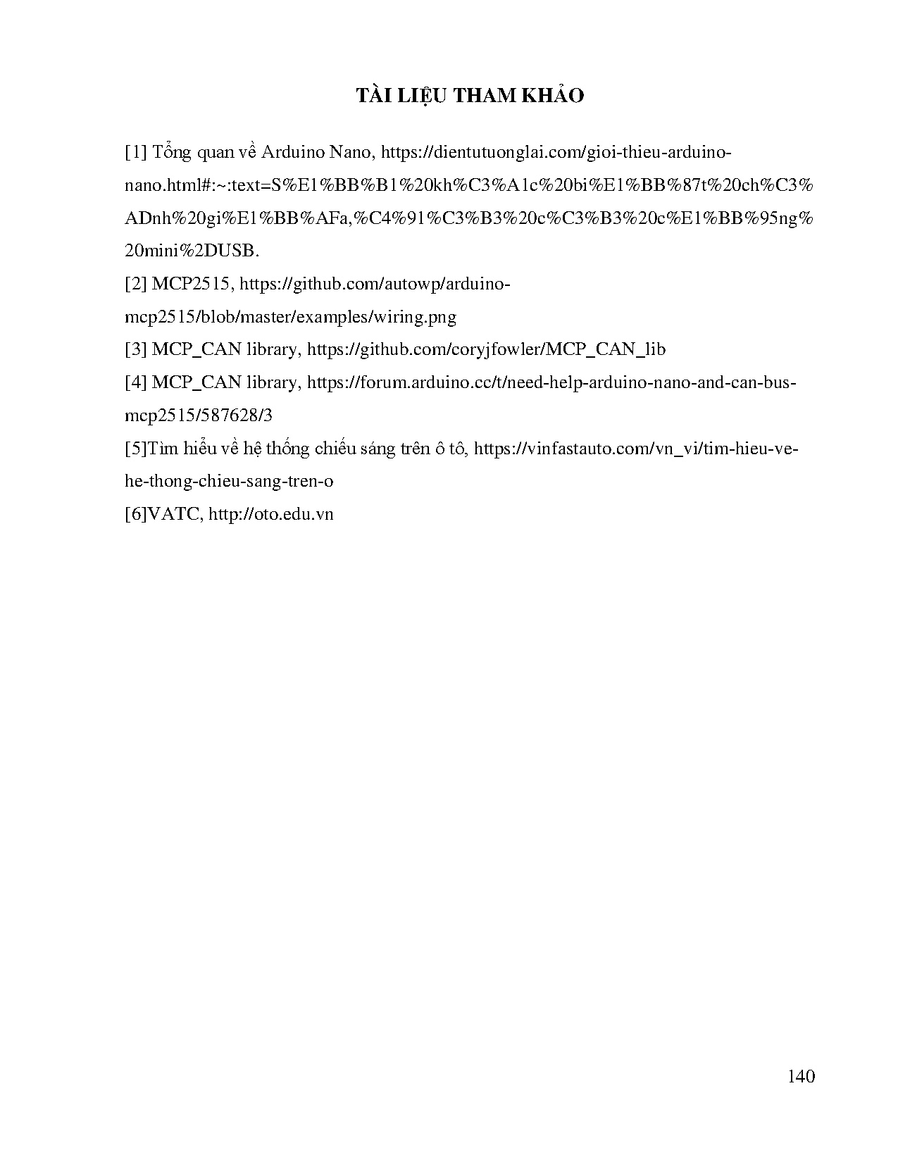 Đồ án tốt nghiệp - Biên soạn tài liệu và chế tạo thiết bị thực hành cho môn học Thực tập lập TĐK ô T - Trang 152