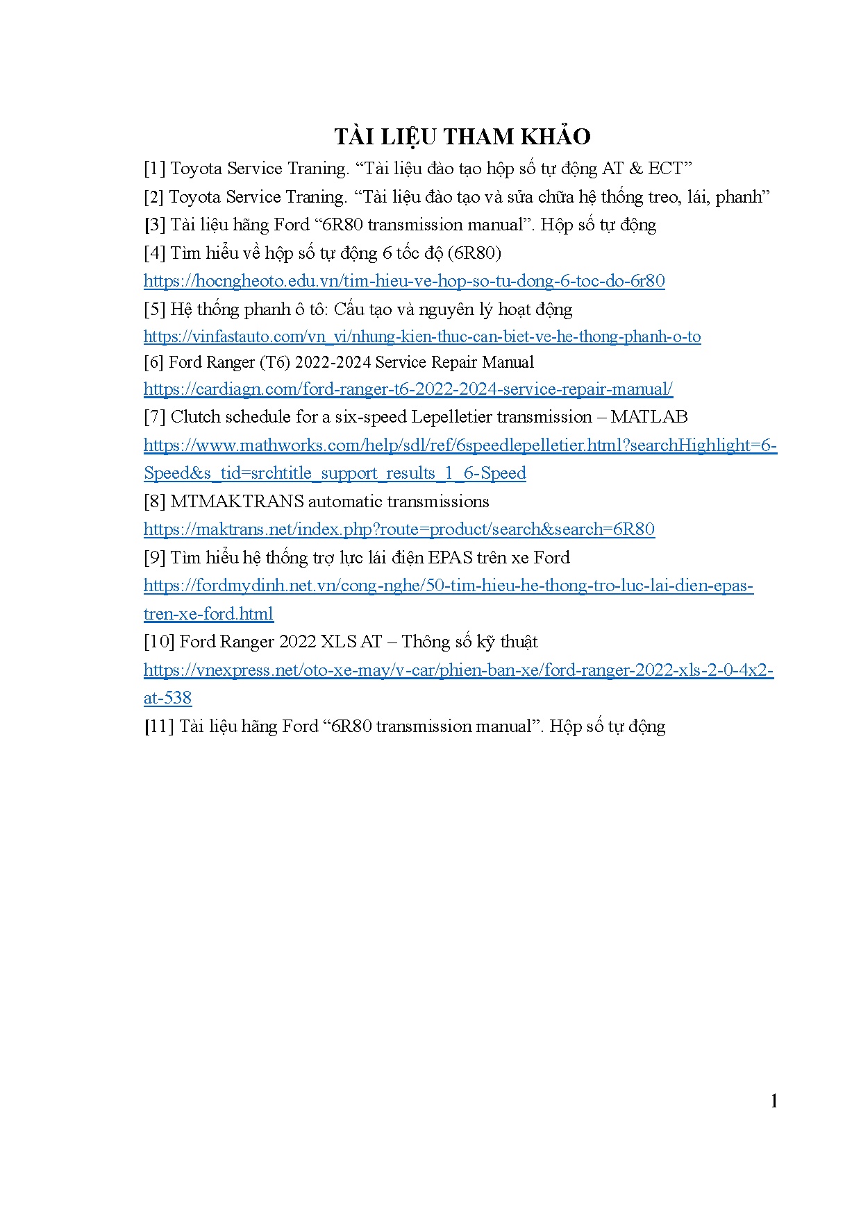 Ảnh một số trang tài liệu