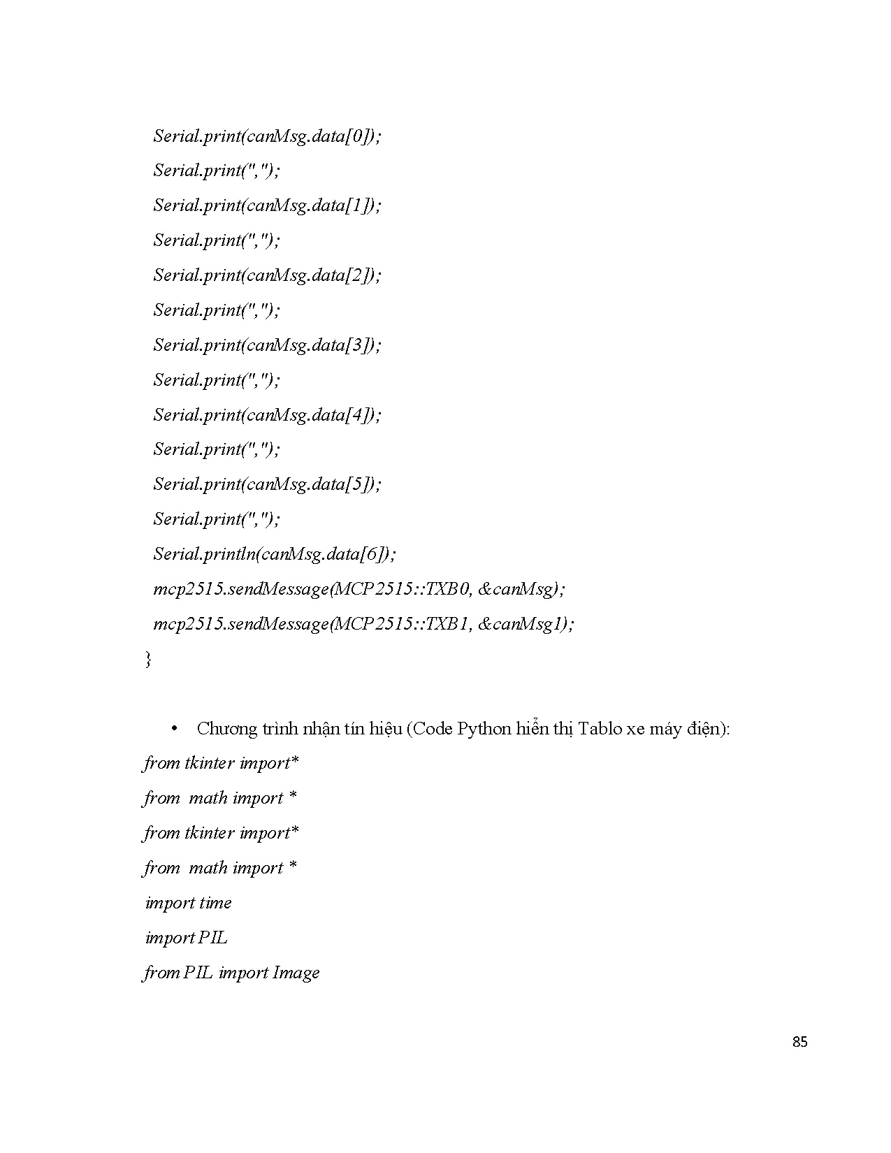 Ảnh một số trang tài liệu