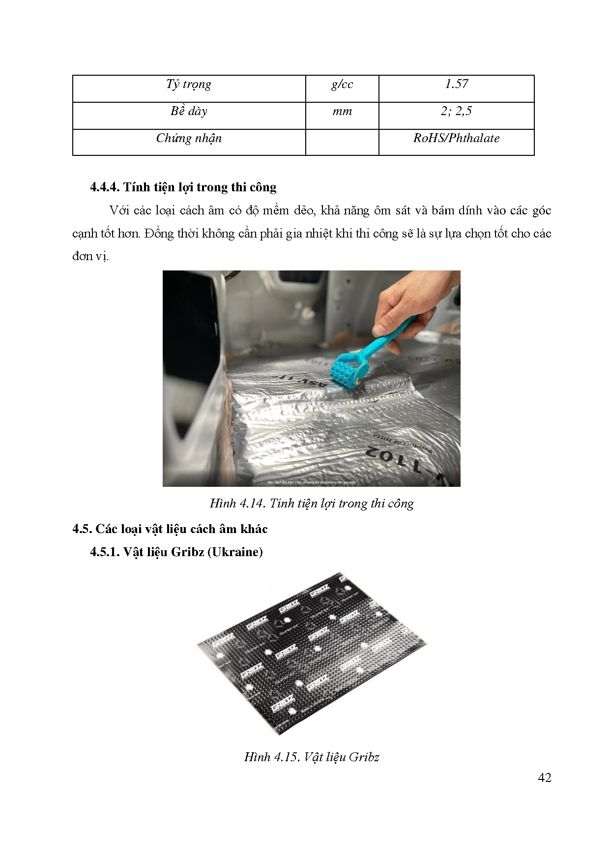 Đồ án tốt nghiệp - Ảnh hưởng của cách âm đến độ ồn, rung động của xe - Trang 62