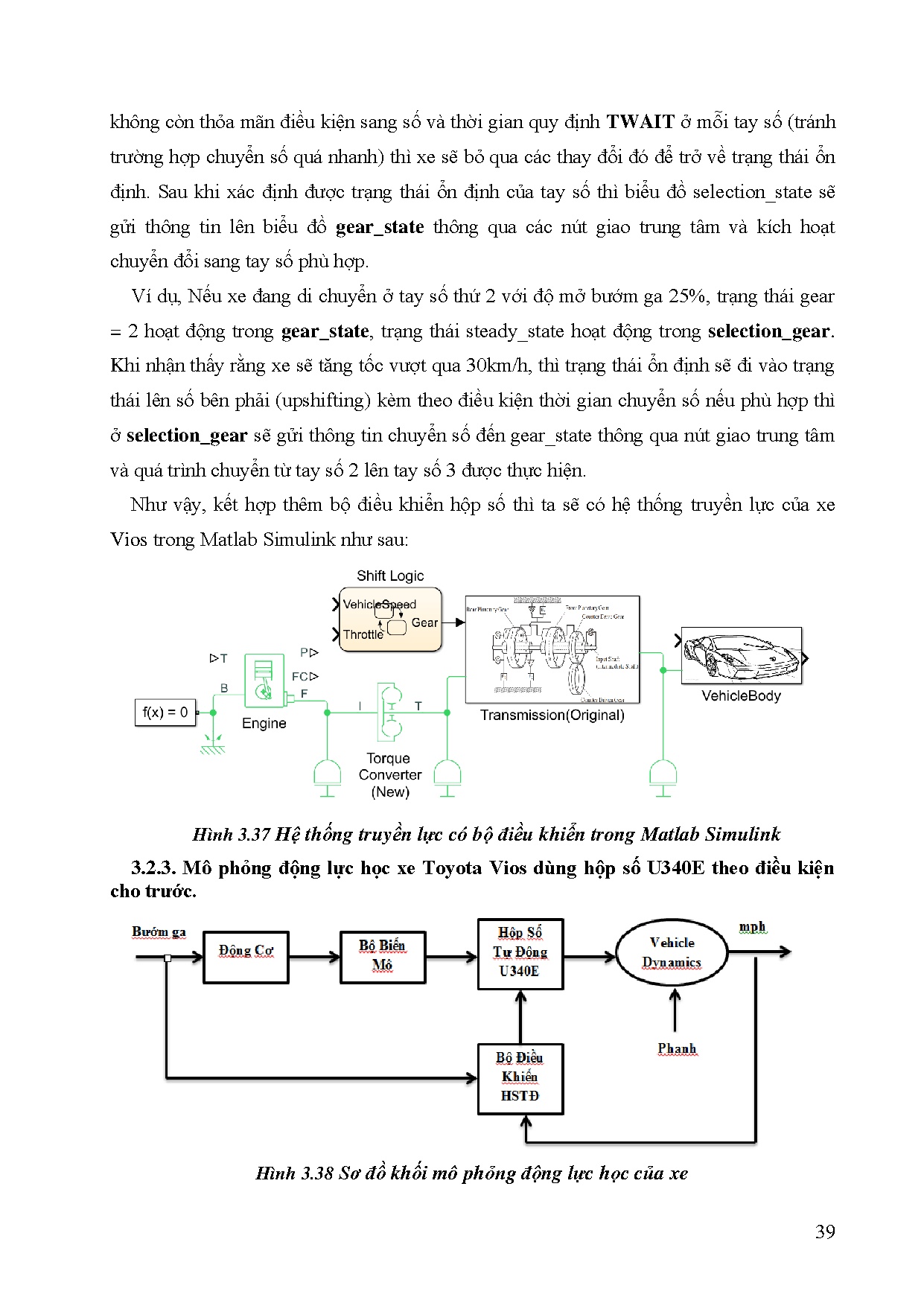 Đồ án tốt nghiệp - Ứng dụng Matlab Simulink mô phỏng đánh giá HSTĐ U340E: Đồ án tốt nghiệp NCNKT ô T - Trang 51