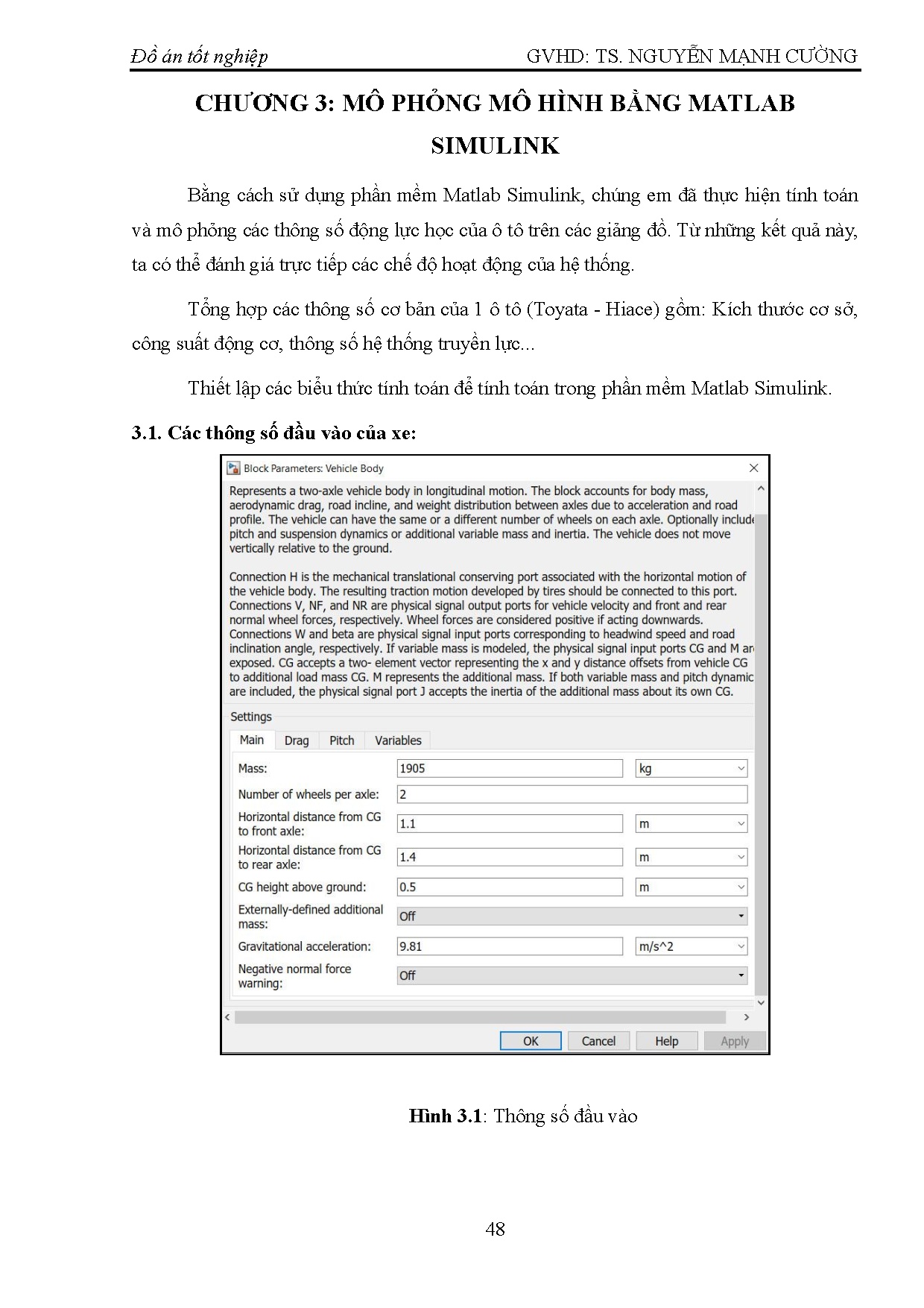 Đồ án tốt nghiệp - Nghiên cứu mô phỏng hệ thống phanh tái tạo năng lượng trên động cơ đốt trong - Trang 63