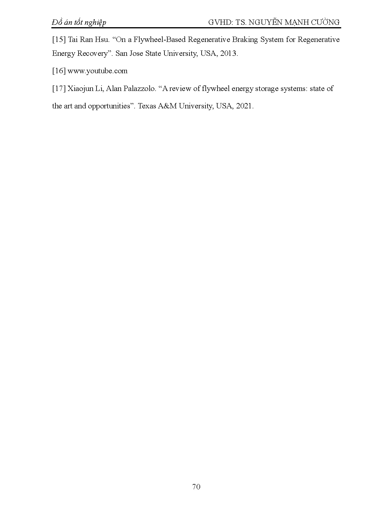 Đồ án tốt nghiệp - Nghiên cứu mô phỏng hệ thống phanh tái tạo năng lượng trên động cơ đốt trong - Trang 85