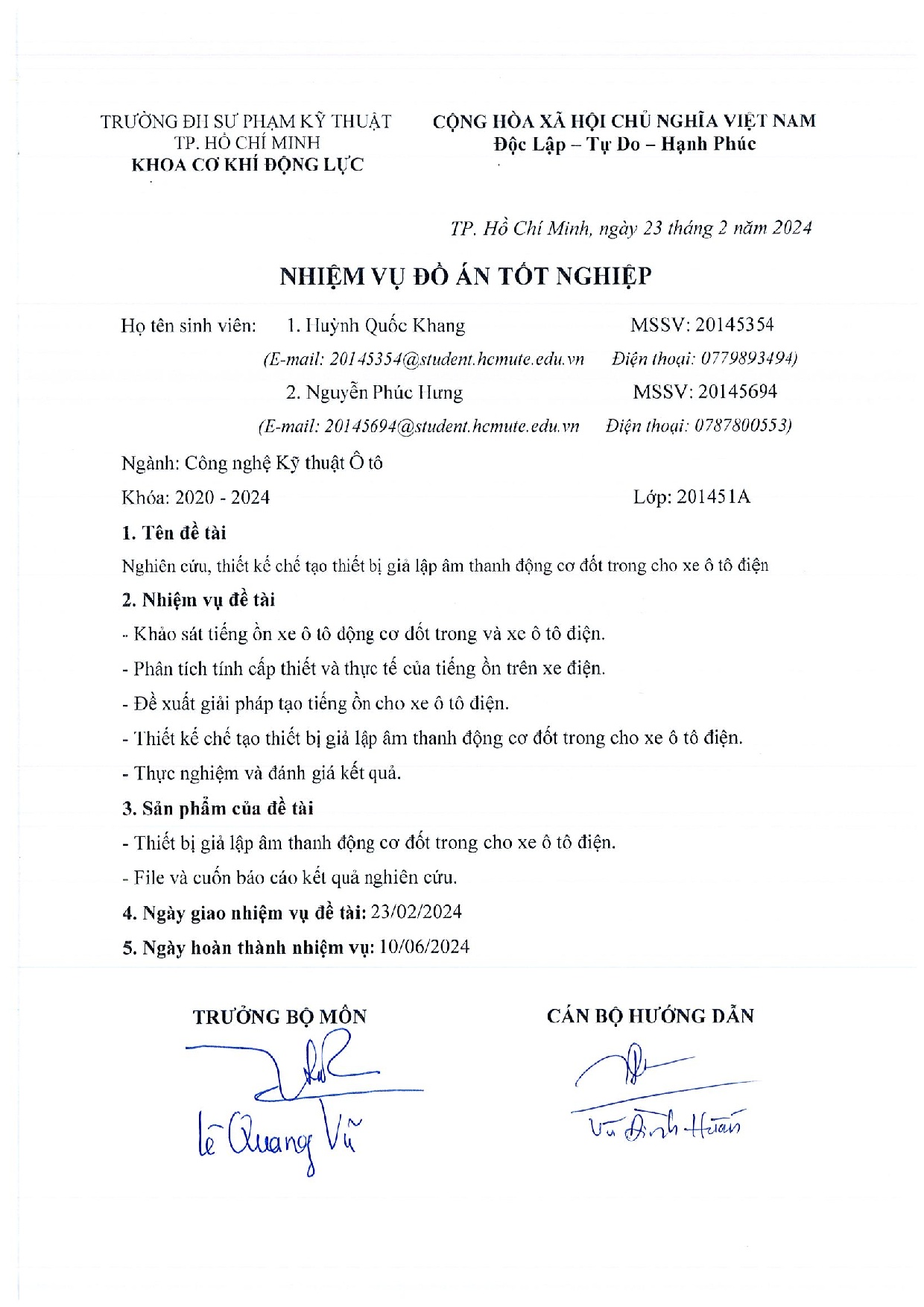 Đồ án tốt nghiệp - Nghiên cứu, thiết kế chế tạo thiết bị giả lập âm thanh động cơ đốt trong CX ô TĐ