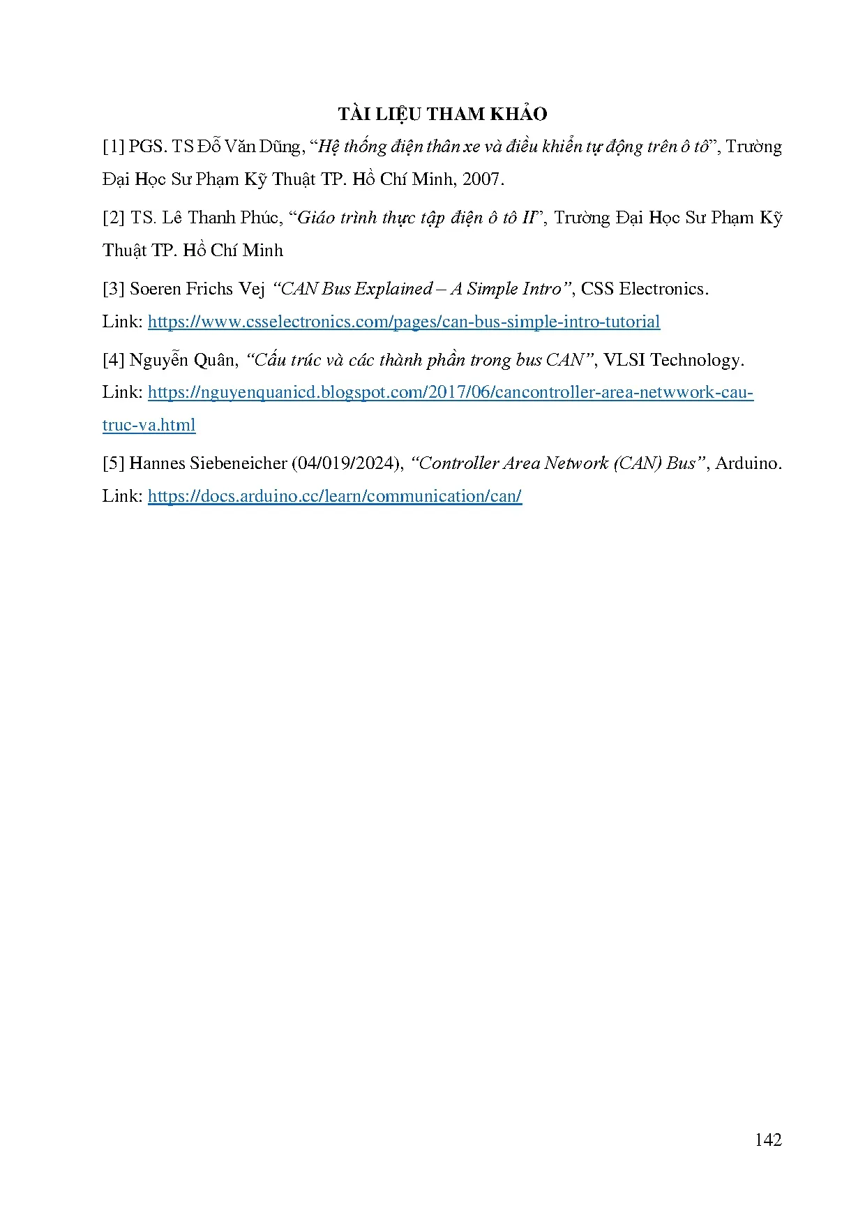 Đồ án tốt nghiệp - Thiết kế thực hiện mô hình hệ thống thông tin trên ô tô phục vụ giảng dạy - Trang 164