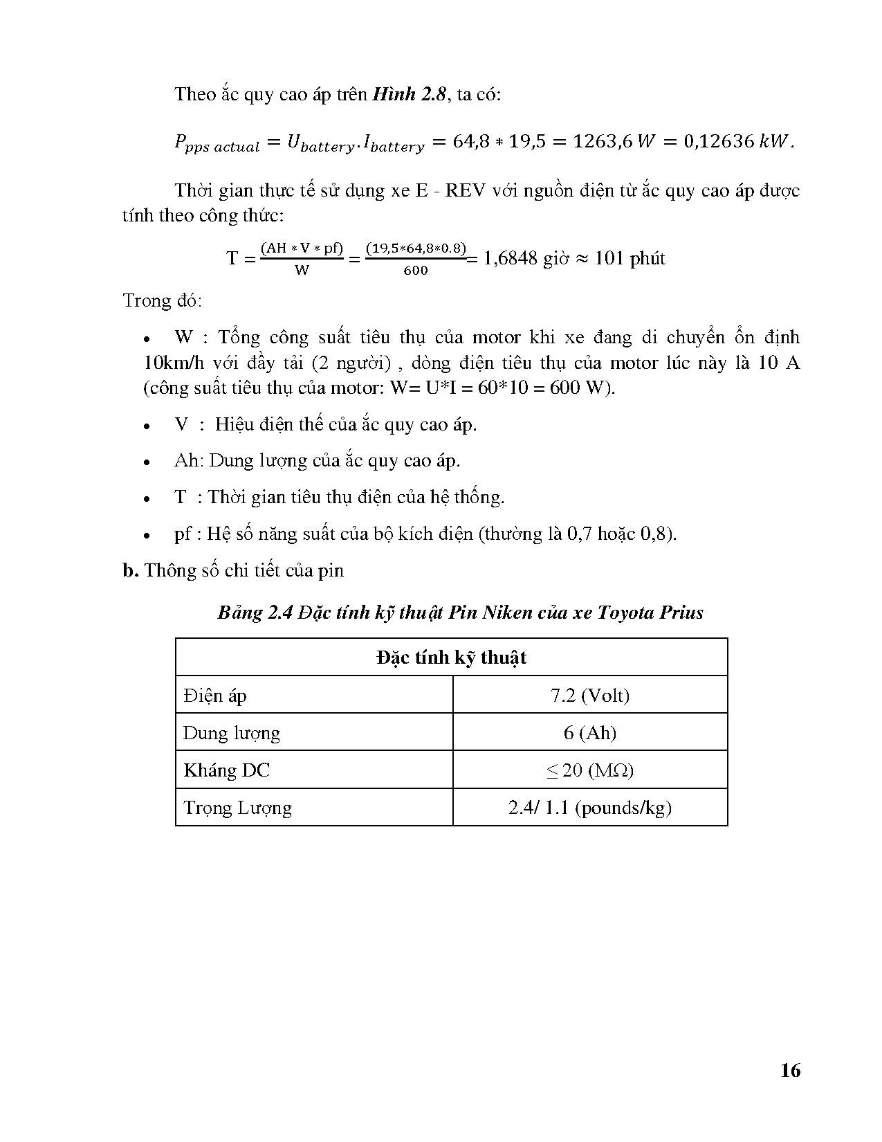 Đồ án tốt nghiệp - Thiết kế chế tạo bộ điều khiển xe E-REV (Extended range electric vehicle) - Trang 36
