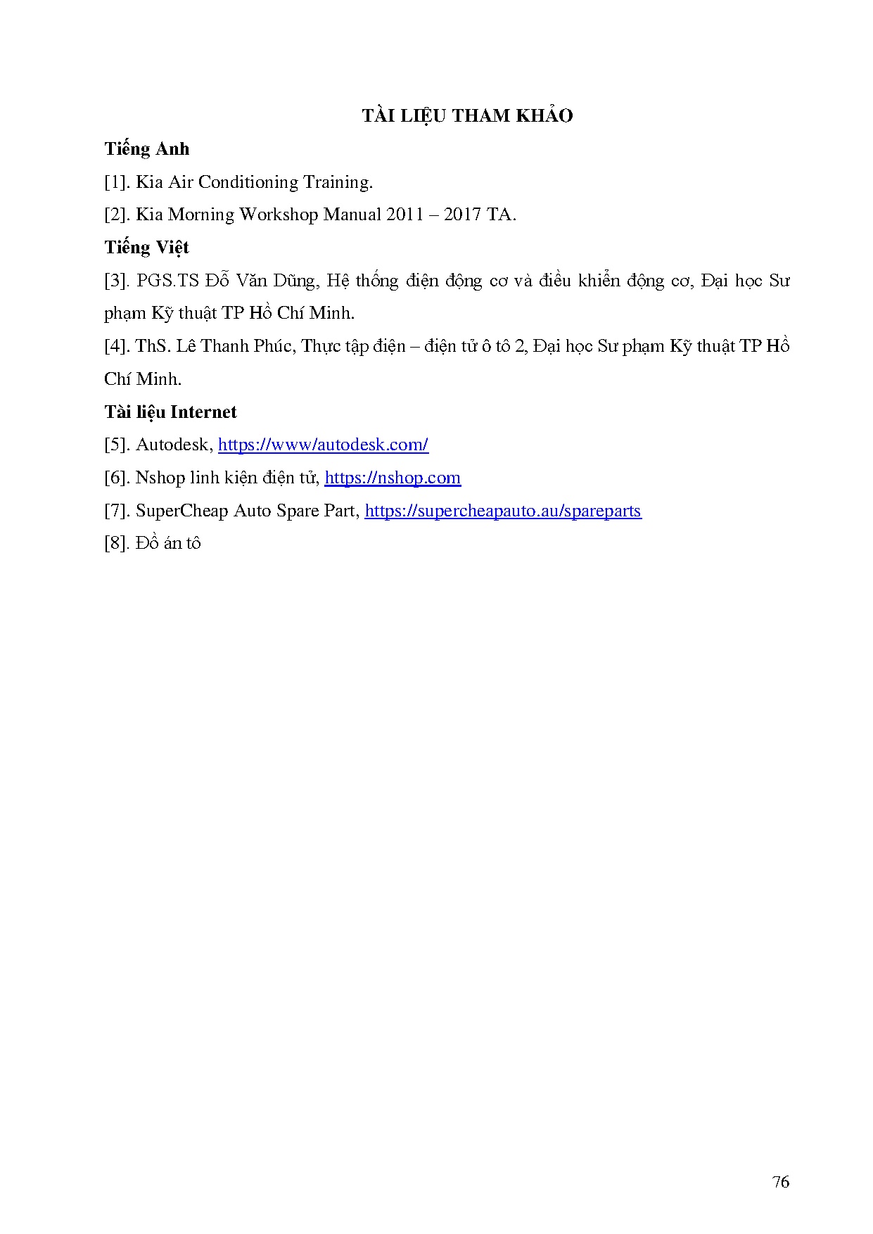 Ảnh một số trang tài liệu