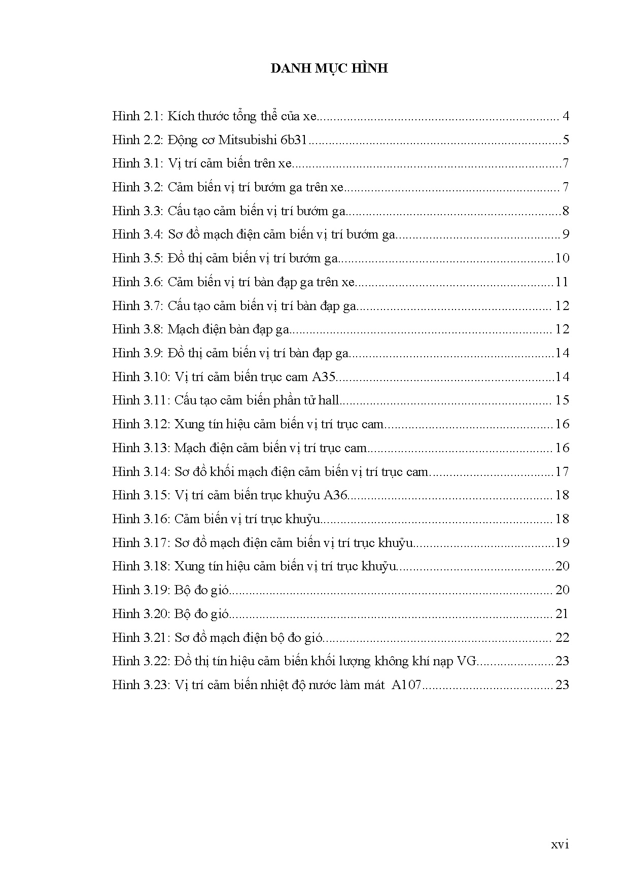 Đồ án tốt nghiệp - Hệ thống điều khiển động cơ Mishubishi Pajero sport - Trang 17
