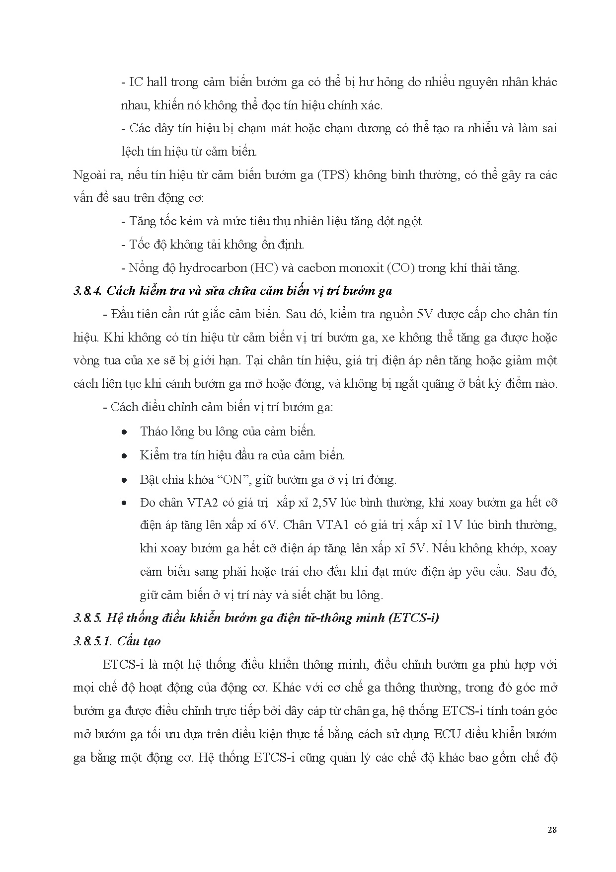 Đồ án tốt nghiệp - Hệ thống điều khiển động cơ 2AR-FE trên Toyota Camry 2021 - Trang 40