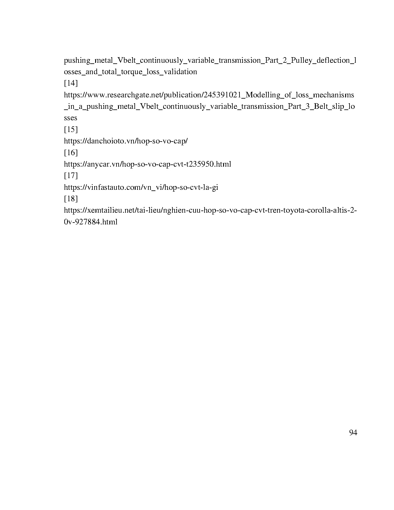 Ảnh một số trang tài liệu