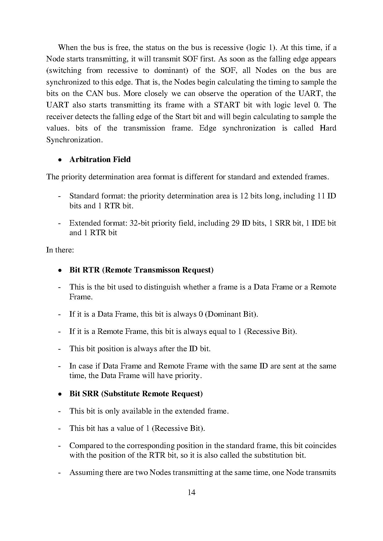 Đồ án tốt nghiệp - Research on Can bus in vehicle - Trang 28
