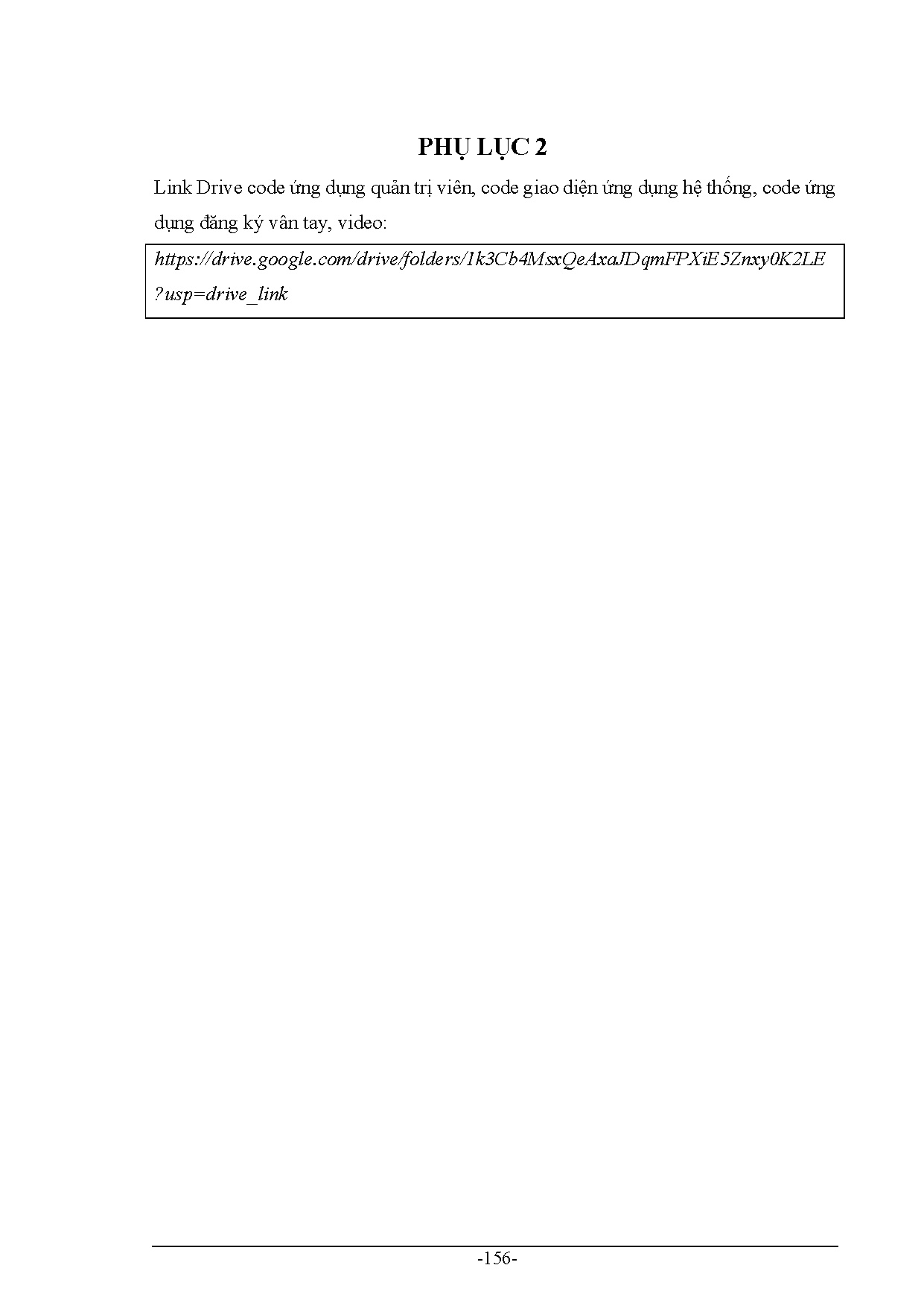 Đồ án tốt nghiệp - Thiết kế hệ thống giám sát quá trình sát hạch thực hành lái xe ô tô - Trang 172