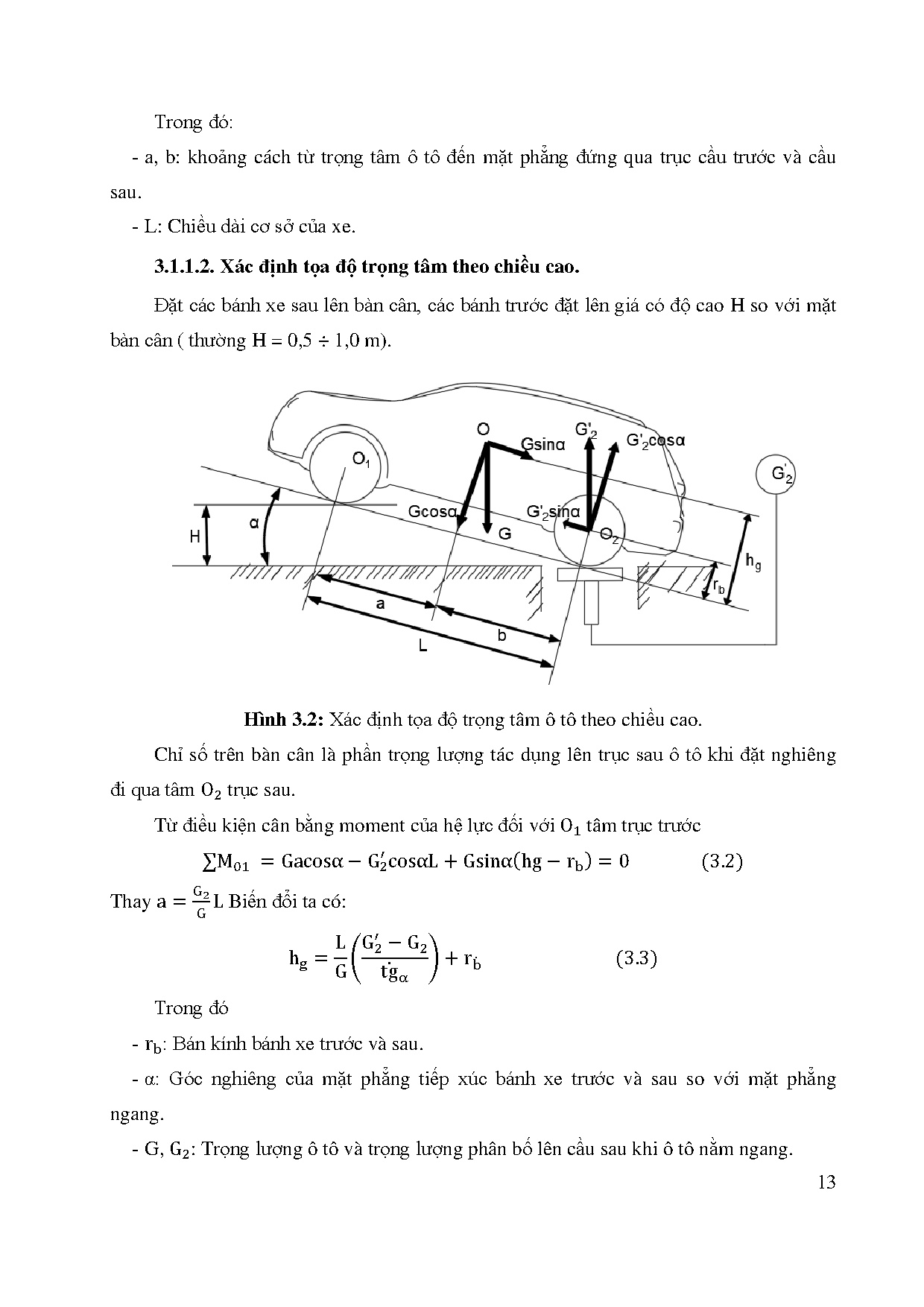 Đồ án tốt nghiệp - Nghiên cứu động học và động lực học xe Hyundai Santafe 2012 - Trang 30