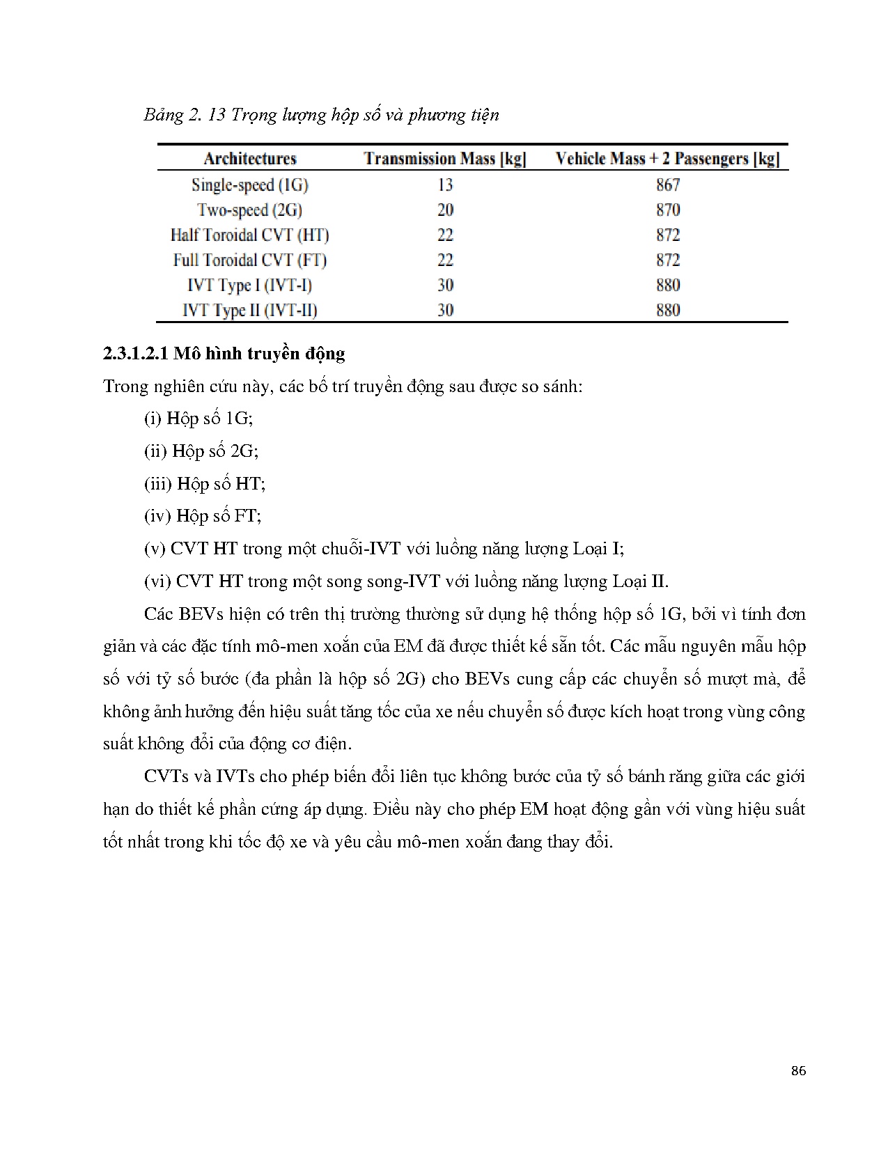 Đồ án tốt nghiệp - Nghiên cứu tổng quan các phương pháp điều khiển tối ưu hộp số CV - Trang 110