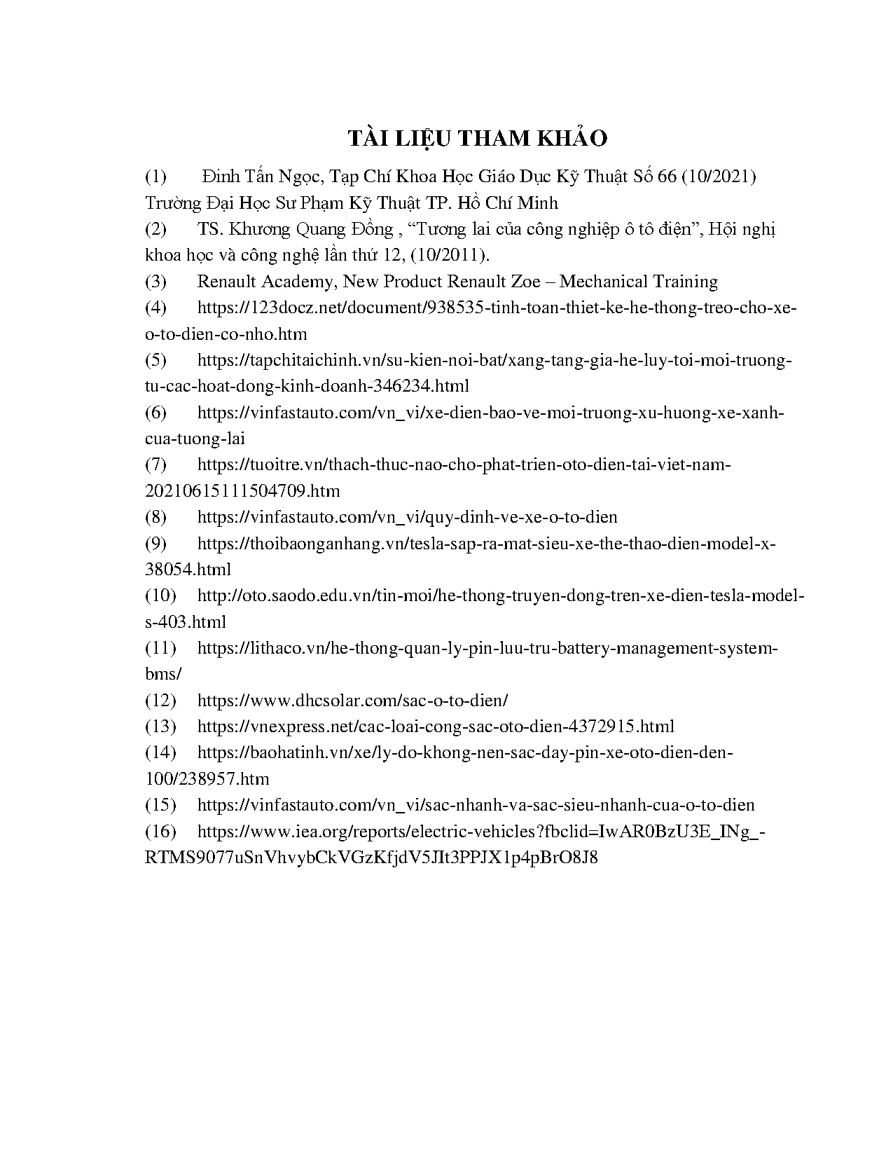 Đồ án tốt nghiệp - Chuyên đề về xe ô tô điện - Trang 158