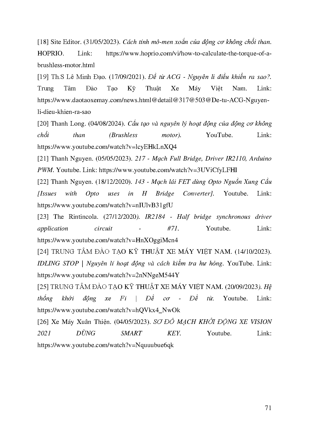 Đồ án tốt nghiệp - Thiết kế, chế tạo hệ thống điều khiển máy khởi động 3 pha xe máy - Trang 90