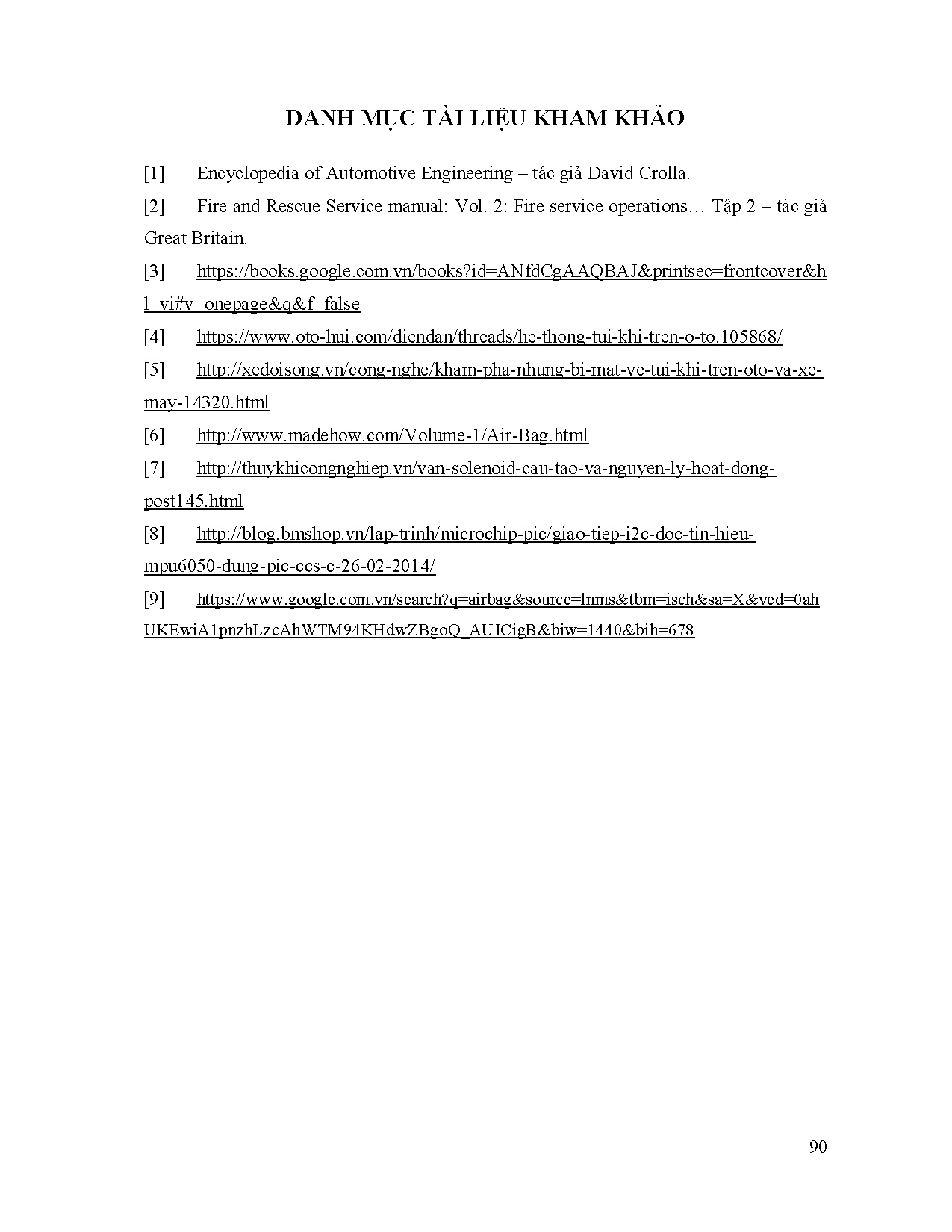 Ảnh một số trang tài liệu