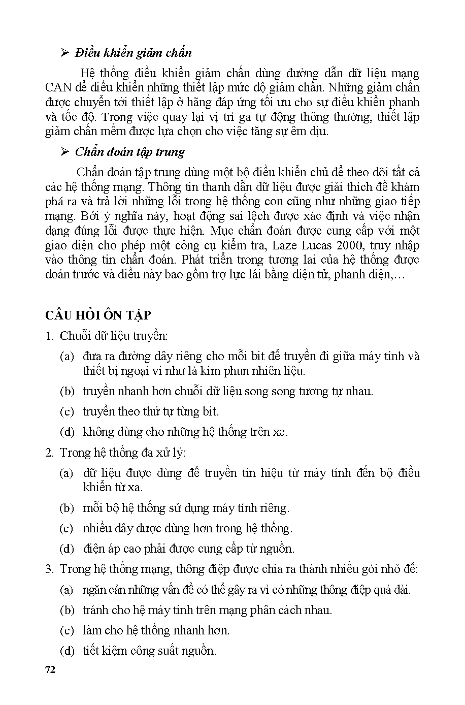 Giáo trình hệ thống máy tính điều khiển ô tô (HCMUTE) - Trang 72