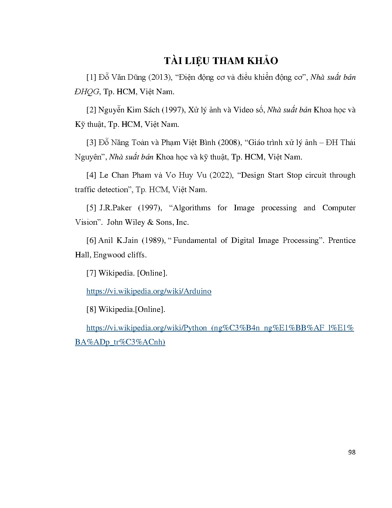 Ảnh một số trang tài liệu