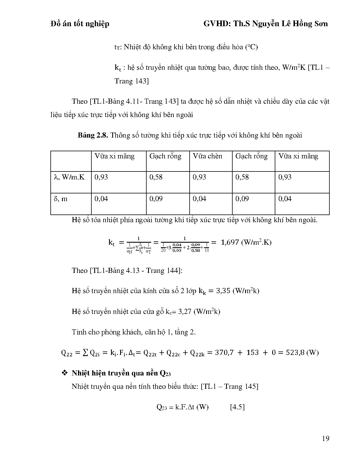 Đồ án tốt nghiệp - Tính toán kiểm tra hệ thống điều hòa không khí và triển khai bằng Revit CCRPQ 7 - Trang 42