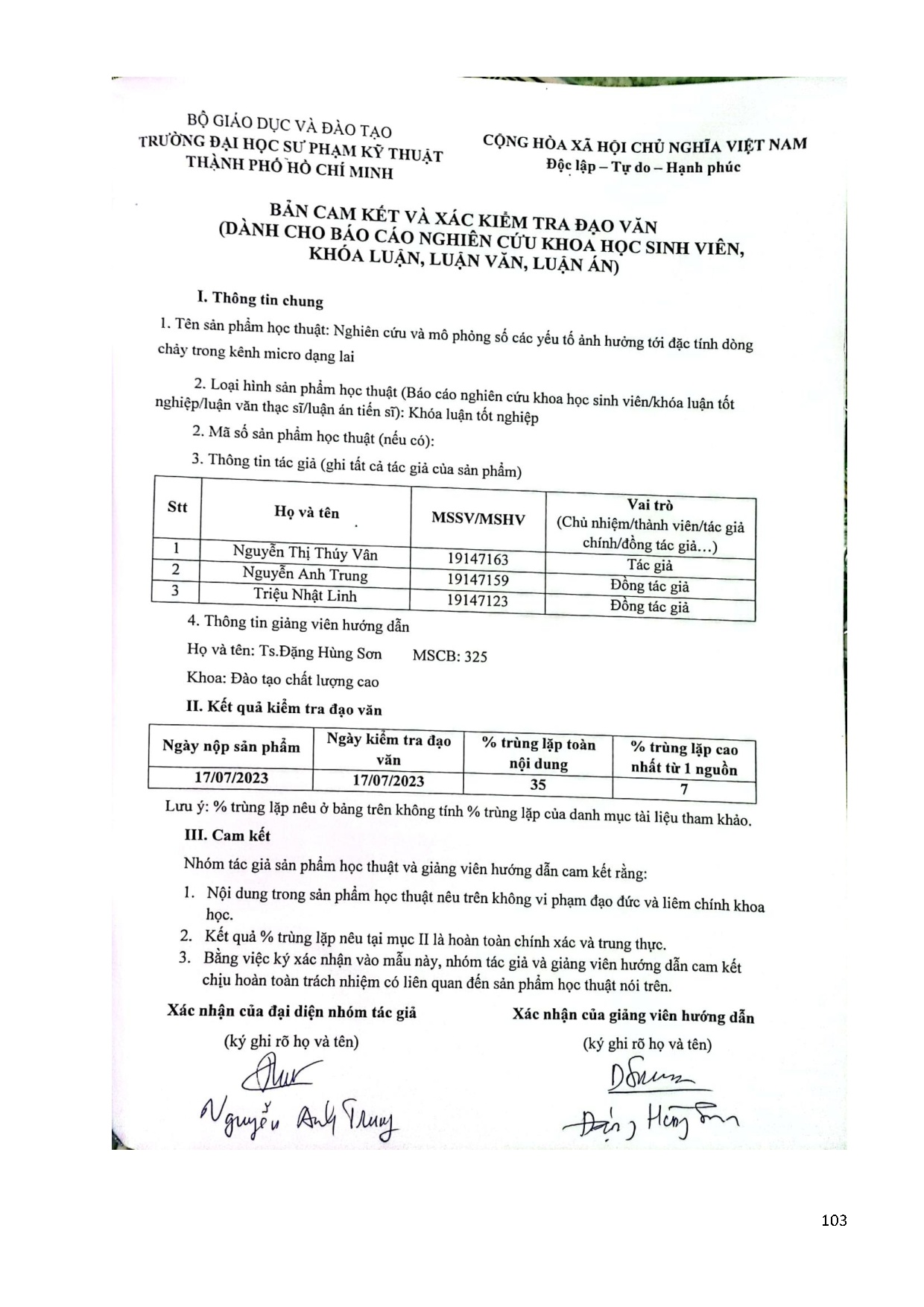 Ảnh một số trang tài liệu