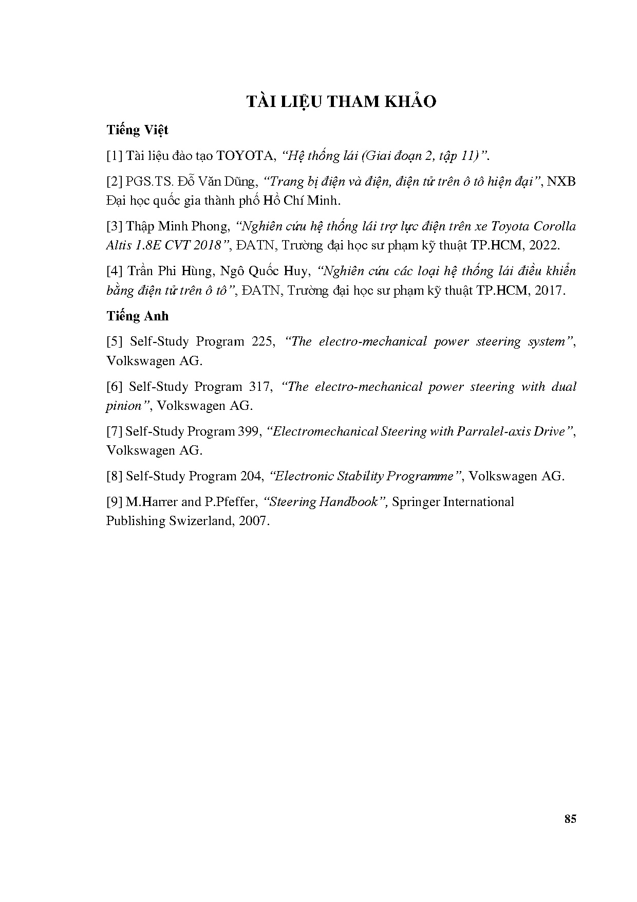 Ảnh một số trang tài liệu