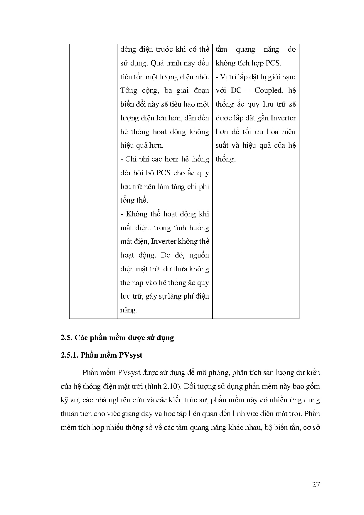 Đồ án tốt nghiệp - ĐÁNH GIÁ TÍNH KHẢ THI CỦA HỆ THỐNG ẮC QUY LƯU TRỮ NĂNG LƯỢNG CHO NHÀ MÁY - Trang 42